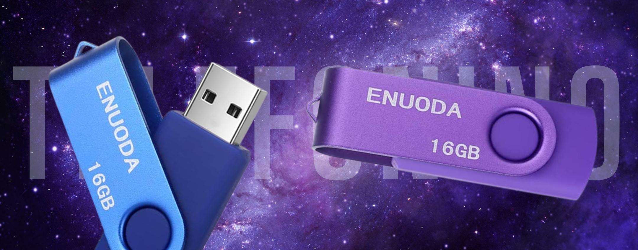 2 chiavette USB da 16GB a meno di 10€: falle tue subito