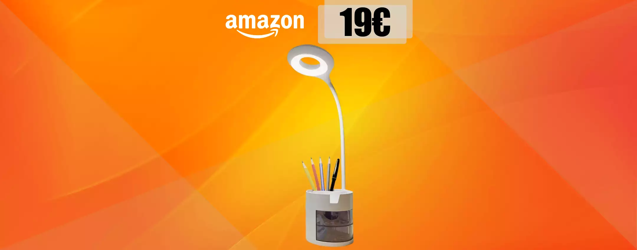 Lampada LED bellissima e regolabile: la porti a casa con soli 19 euro