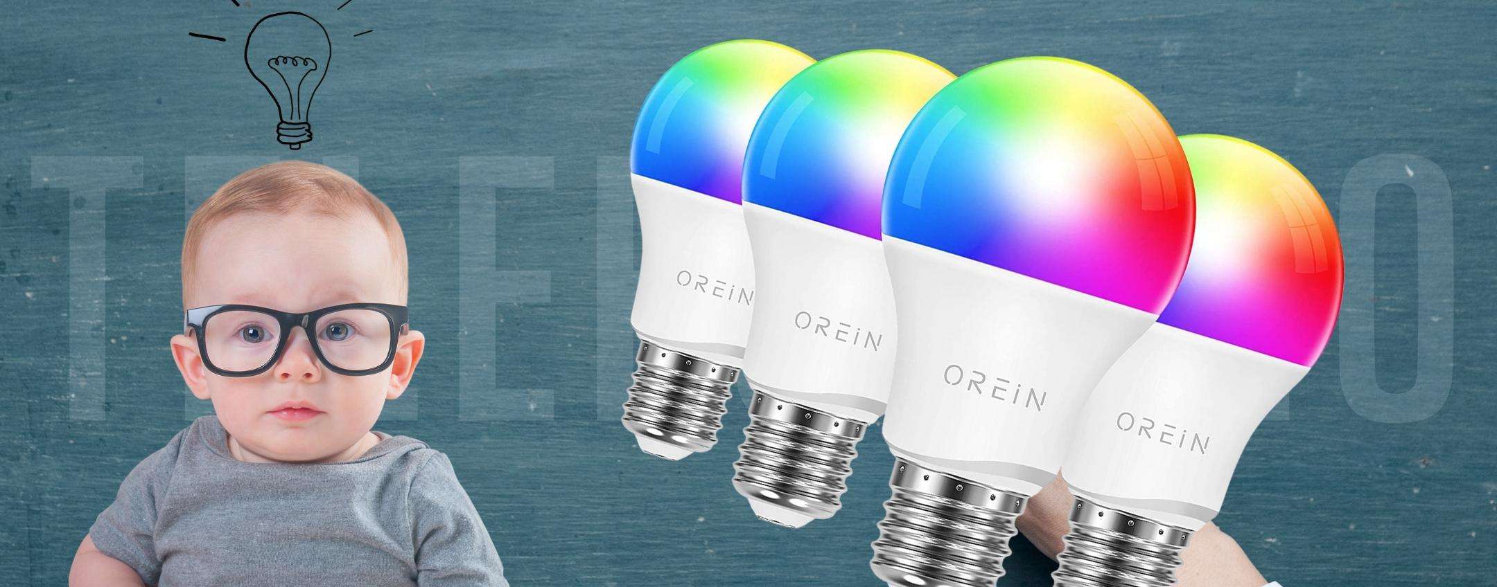 Lampadine SMART RGB, 6€ ciascuna e colori la casa come vuoi