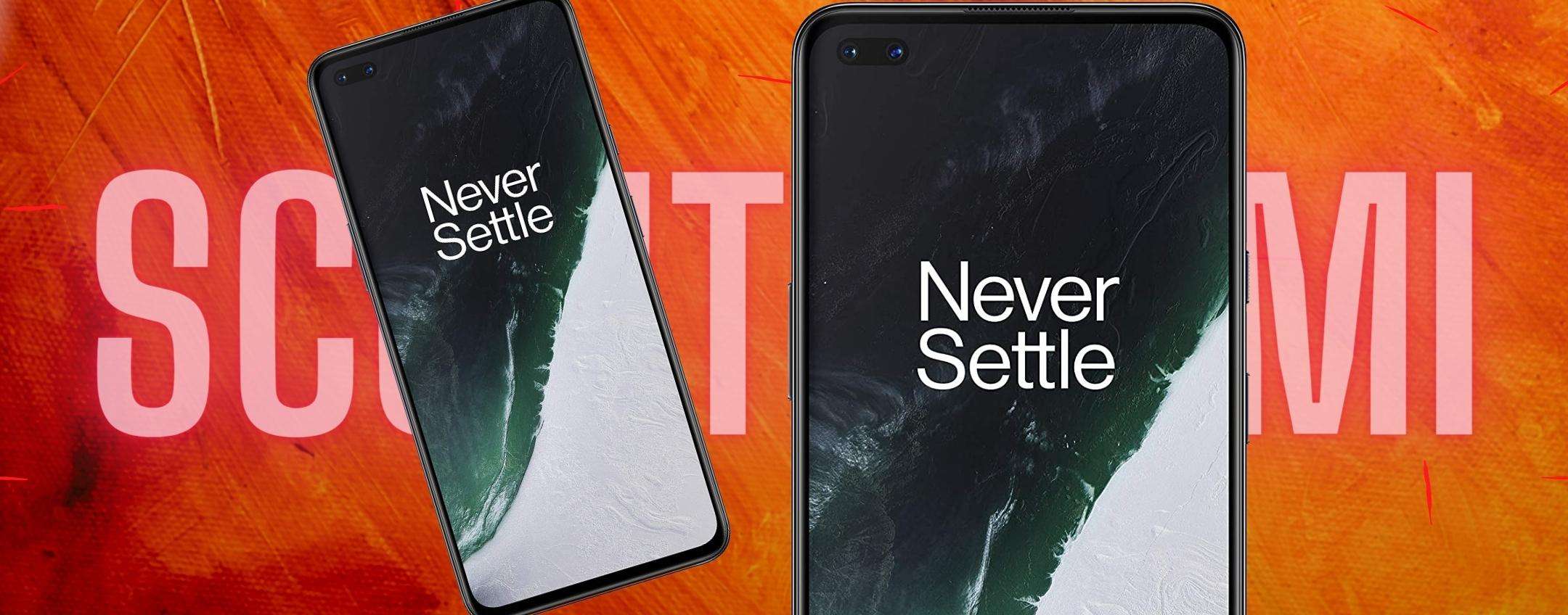 OnePlus NORD, 256 GB di memoria, due SIM e ricarica RAPIDISSIMA (-160€)