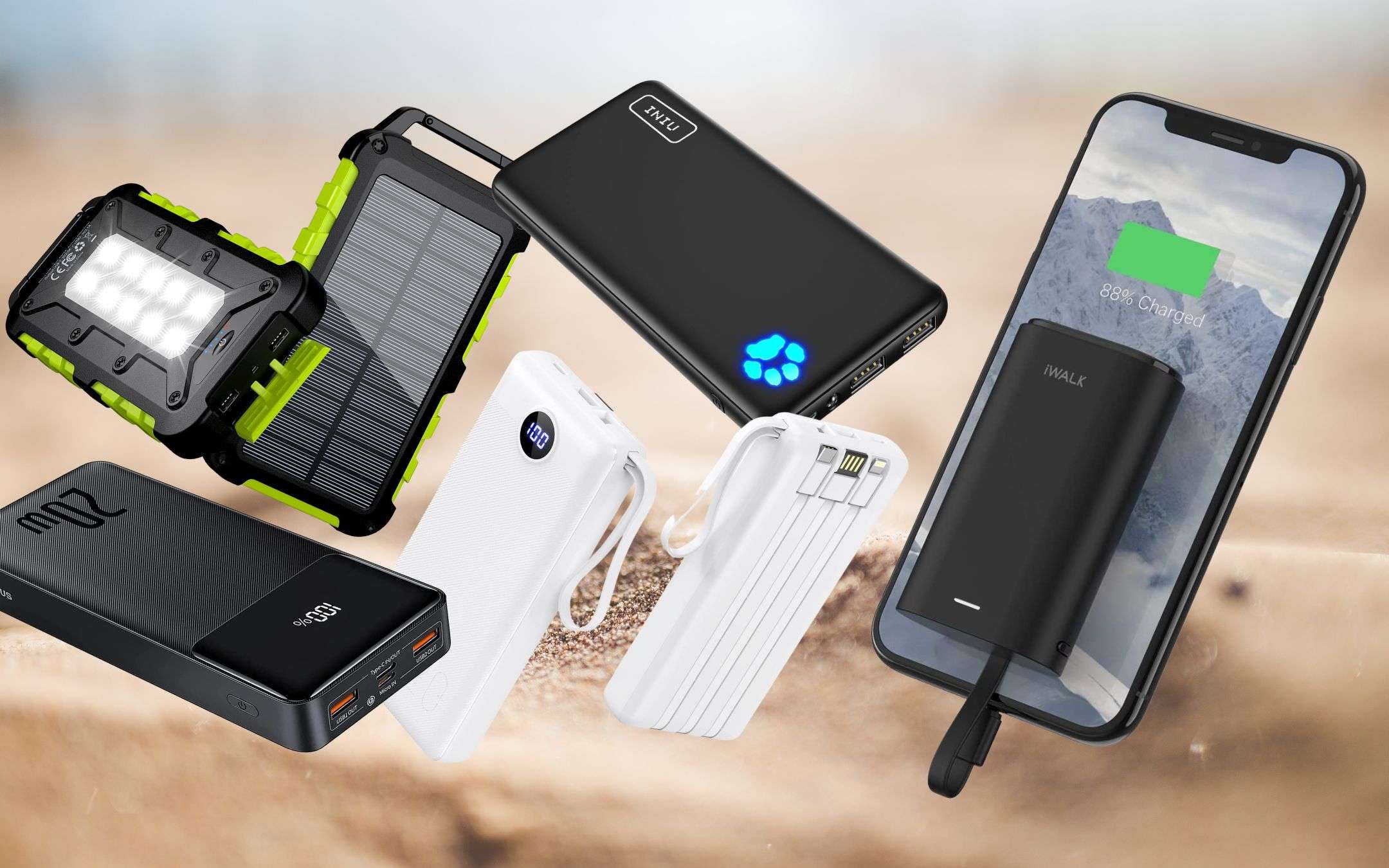 Powerbank in vacanza: 5 modelli a meno di 30€ per tutte le esigenze