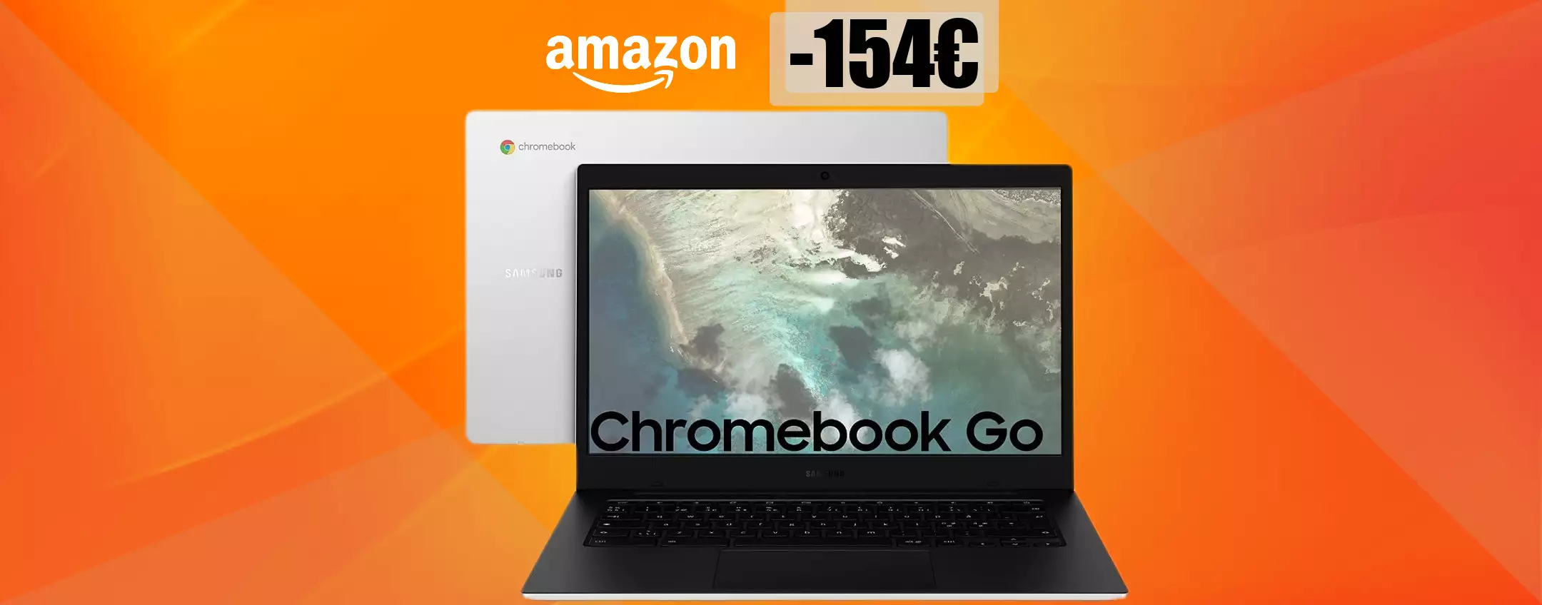 Chromebook Samsung: lo SCONTO che aspettavi è su Amazon (-154€)