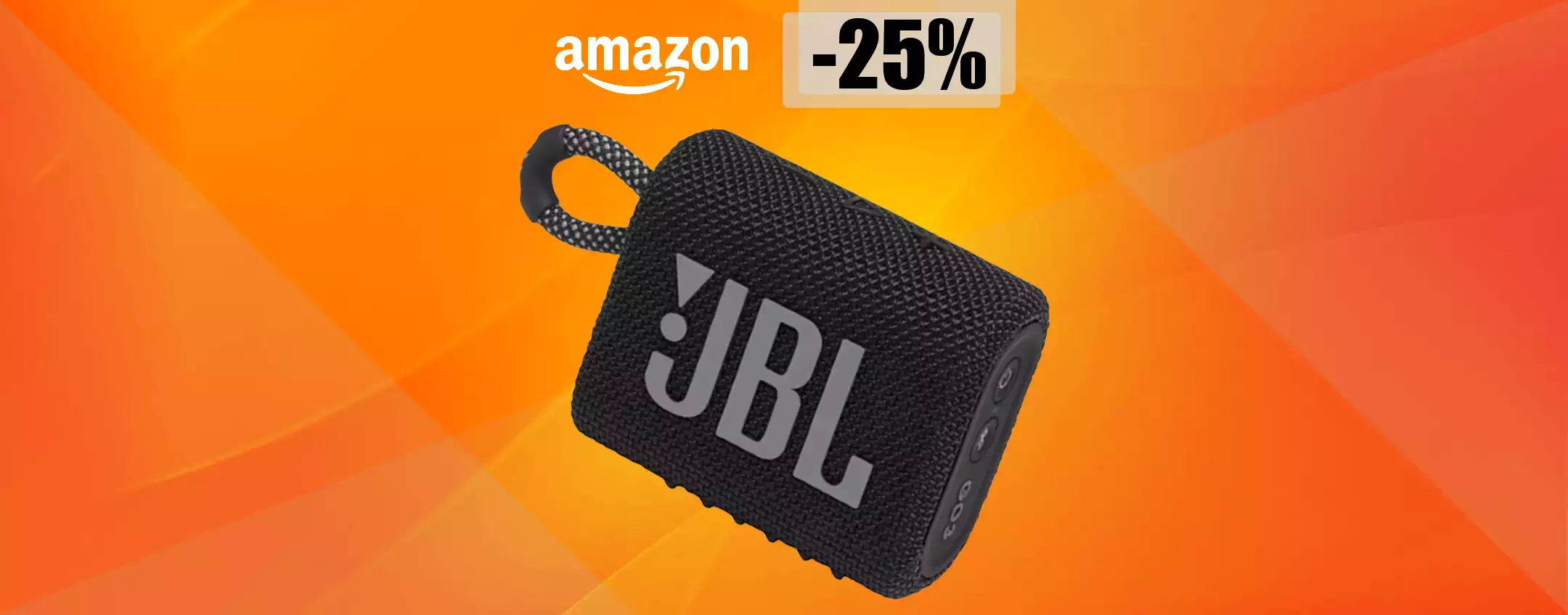 Speaker Bluetooth JBL impermeabile, PERFETTO per il mare: solo 29€