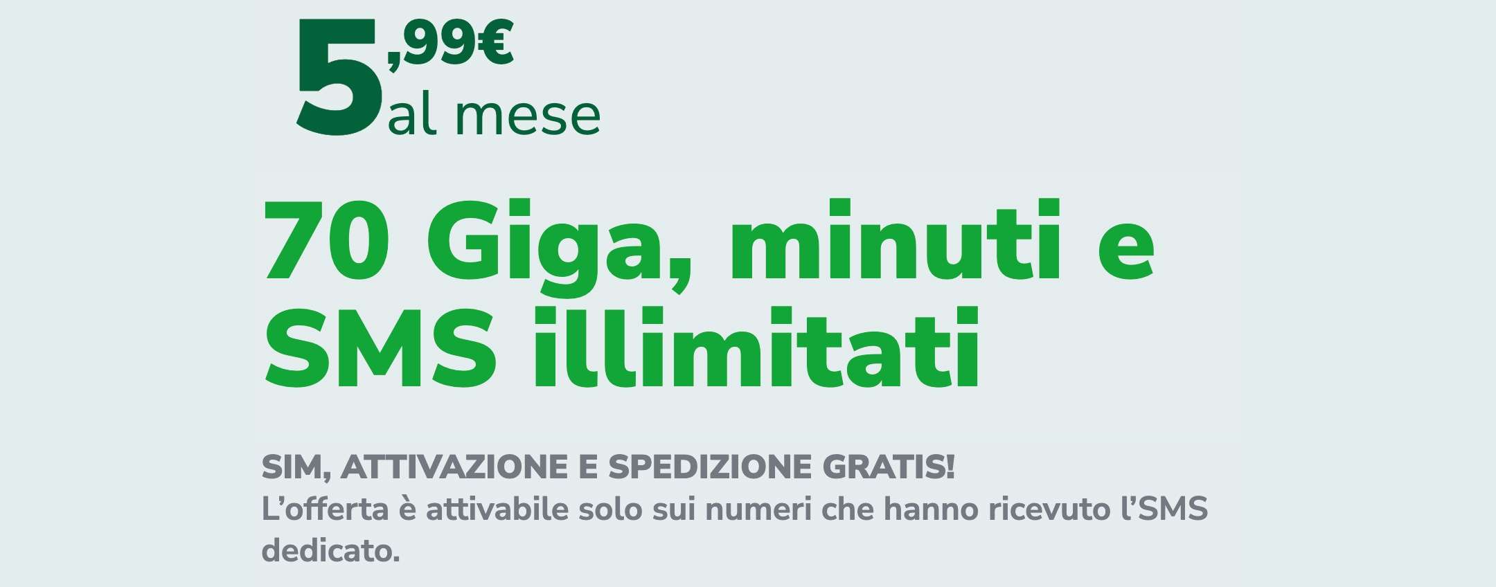 Very: PROMO winback con 70GB a 5,99€, ecco come