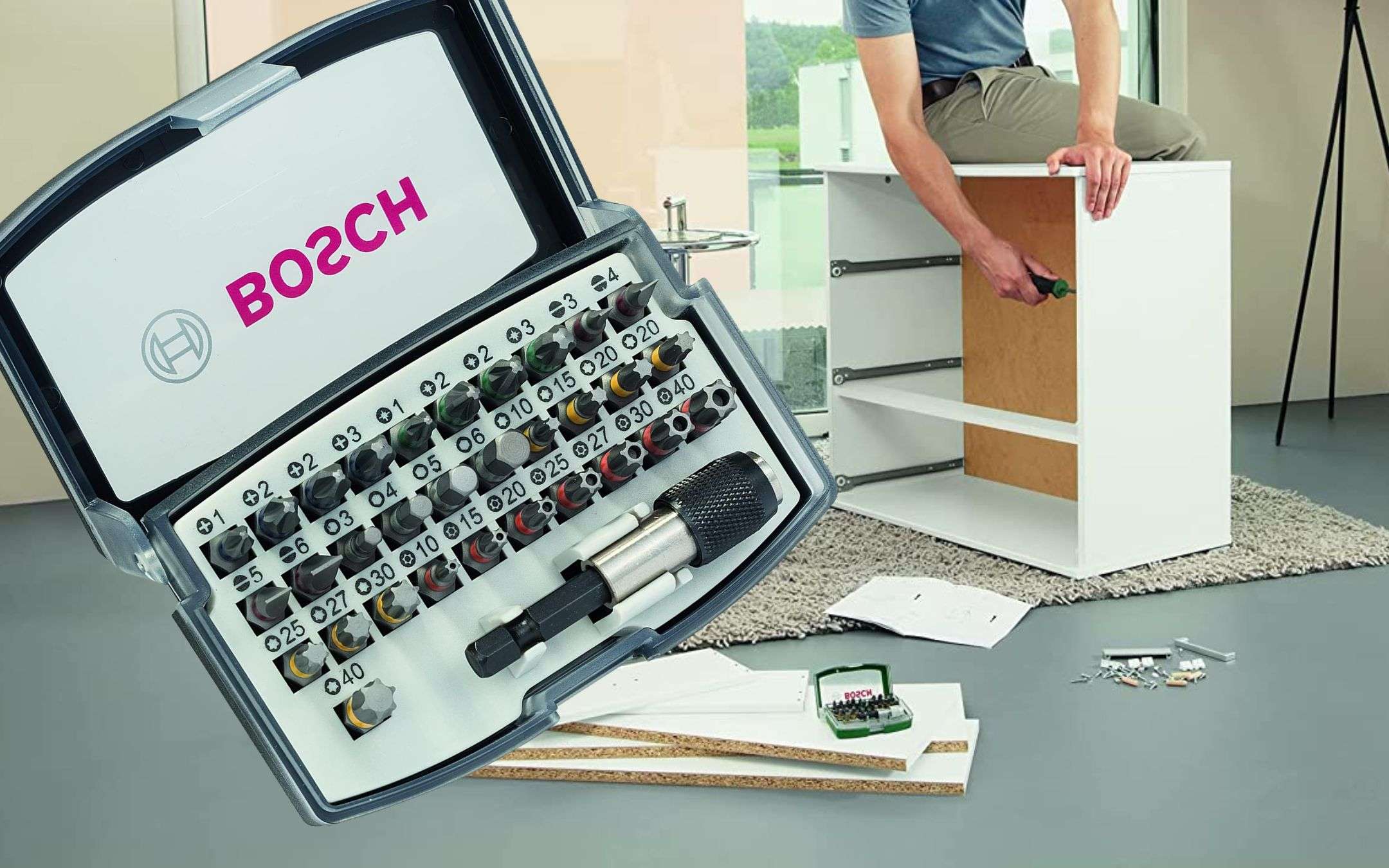 Bosch, super set 32 in 1 trapano e avvitatore a 12€: sconto BOMBA 46%