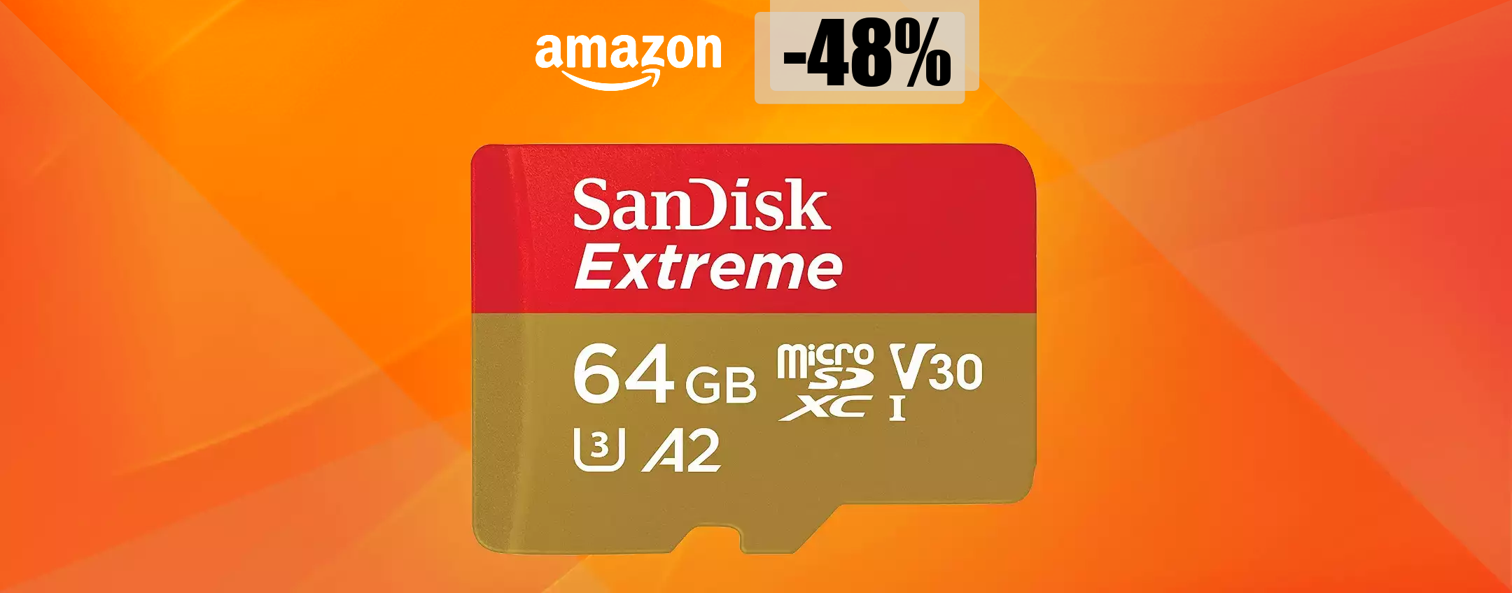 MicroSD 64GB a quasi metà prezzo: un COLPACCIO ad appena 17 euro