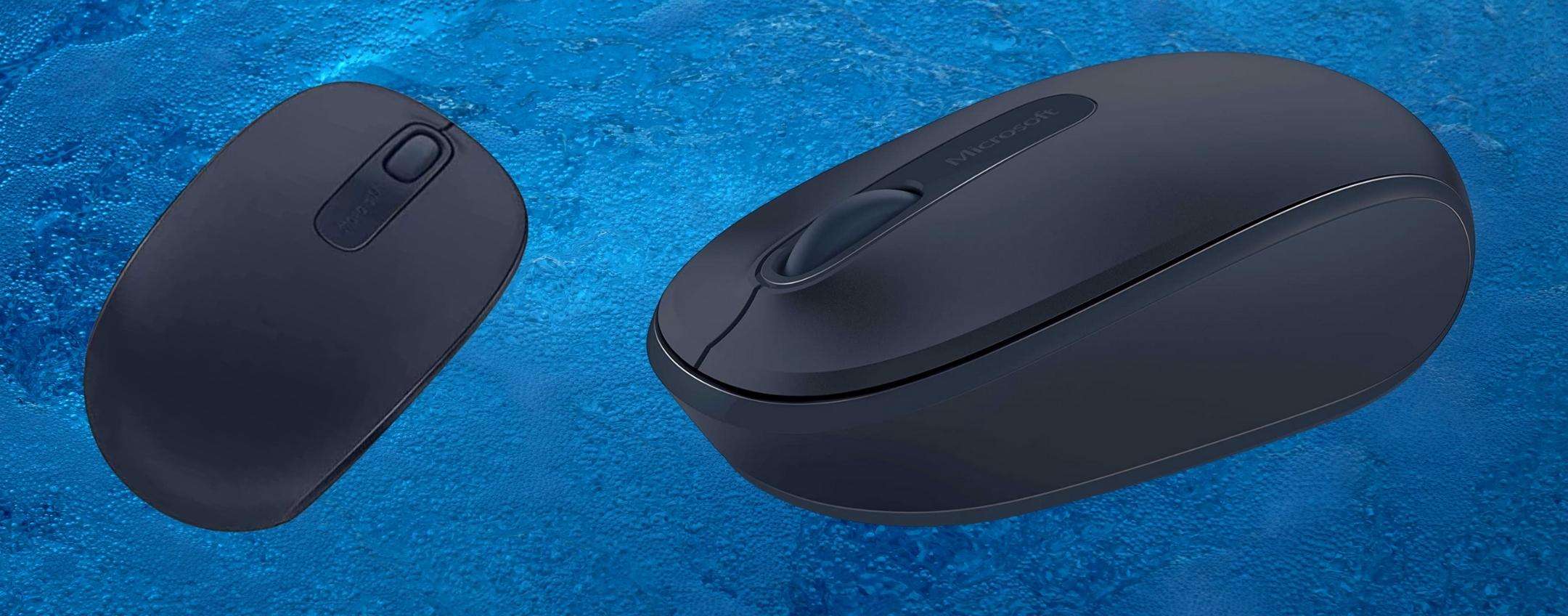 Microsoft 1850, il mouse wireless ambidestro che costa POCHISSIMO (-40%)