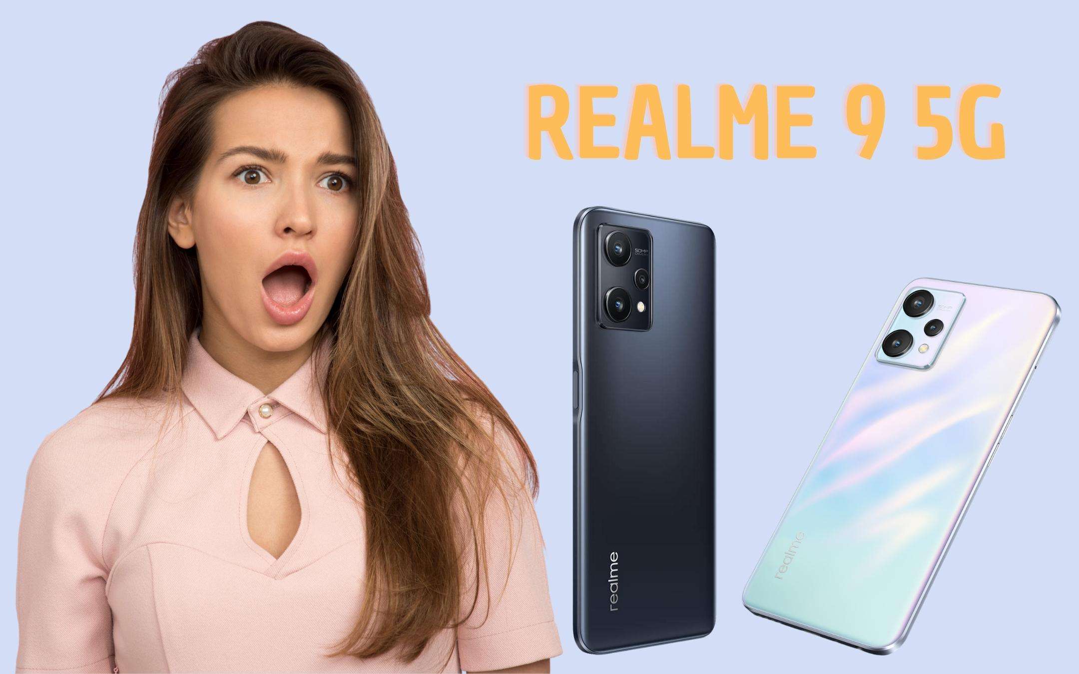 realme 9 5G a un prezzo da favola solo su Amazon, meno di 172€