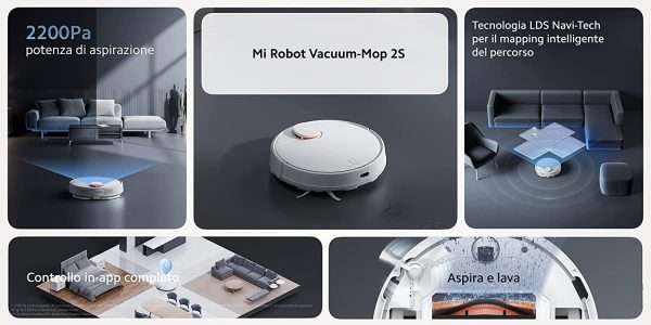 Il robot aspirapolvere Xiaomi sotto 300 euro da comprare ora