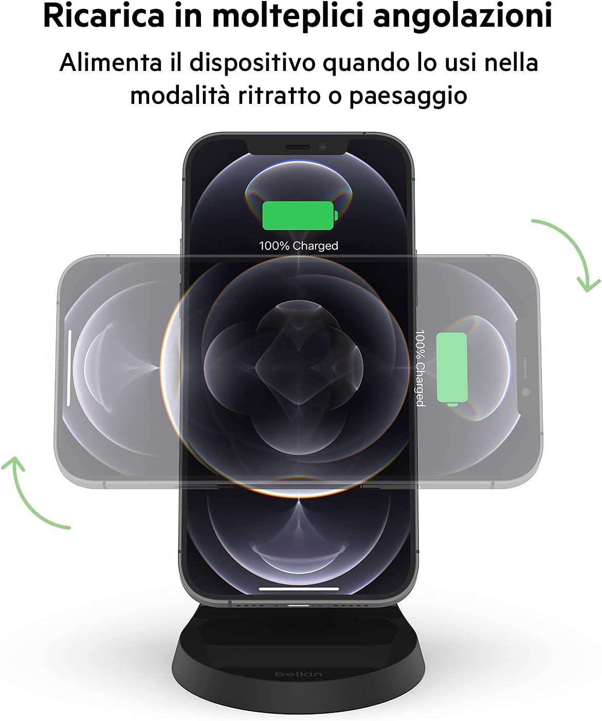 belkin-supporto-magnetico-ricarica-wireless-ruota