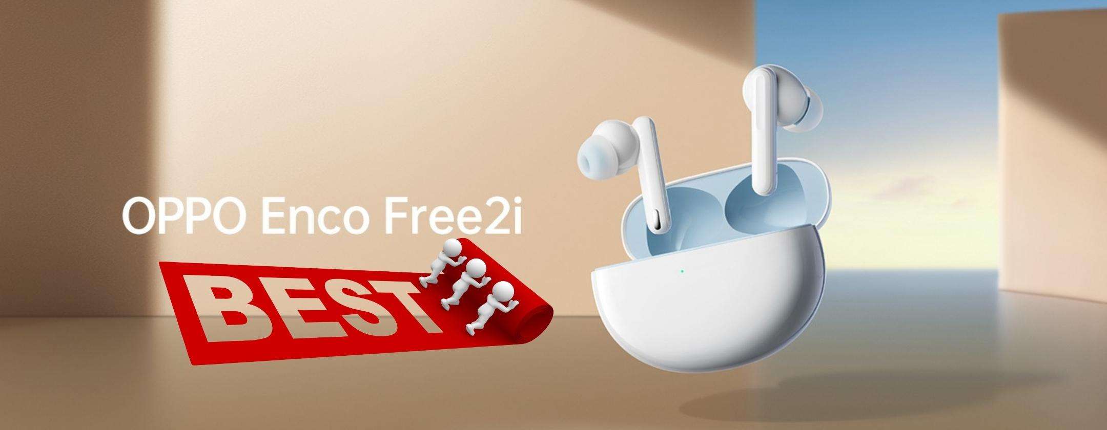 OPPO Enco Free2i: auricolari TOP in offerta su Amazon