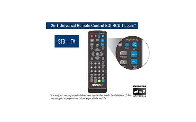 La TV non si vede? Decoder digitale terrestre DVB T2 Edision Picco T265 PRO  Si alimenta dalla TV PVR