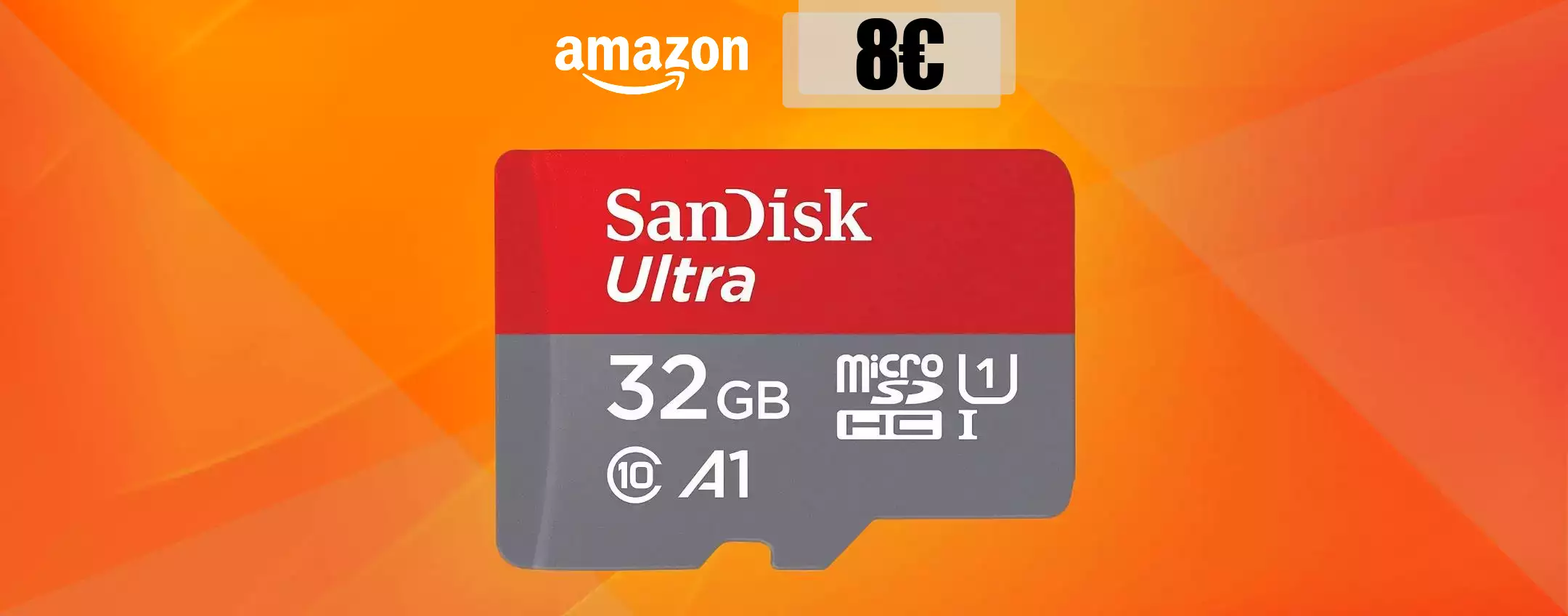 MicroSD 32GB SanDisk, la scelta MIGLIORE con appena 8€: poche unità