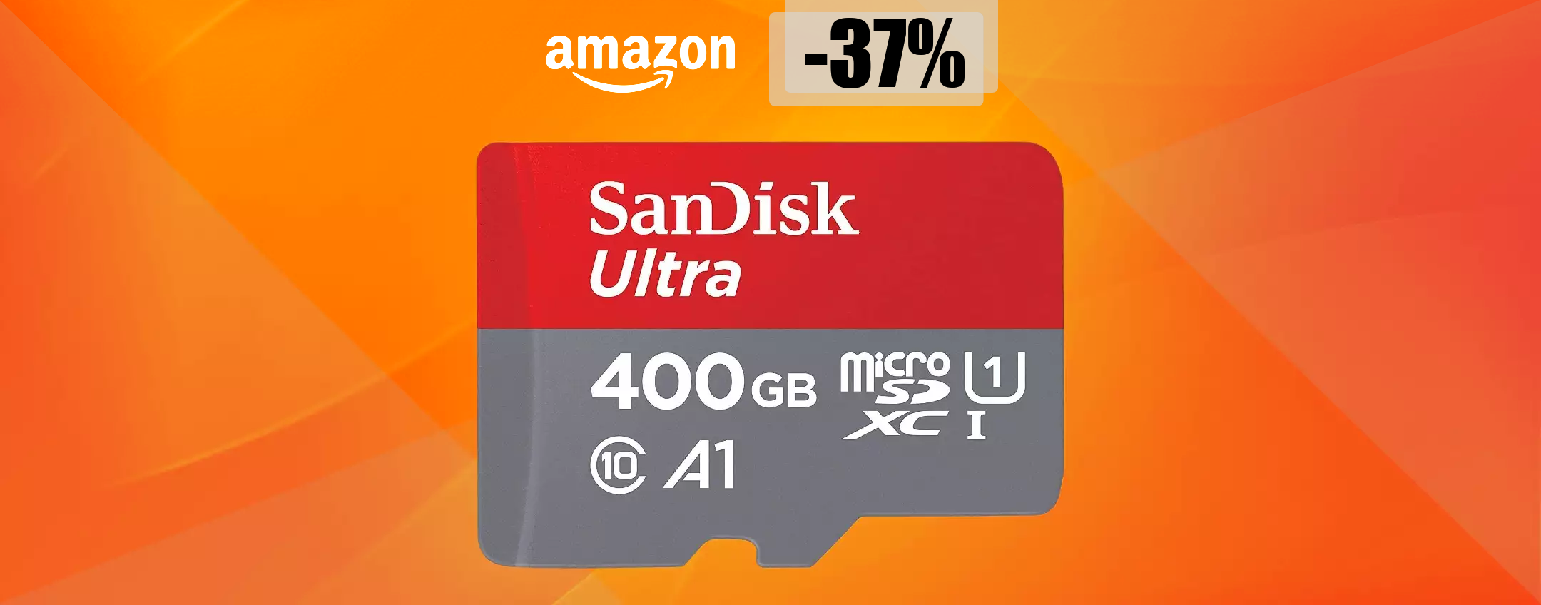 MicroSD SanDisk 400GB: lo SCONTO da non perdere è su Amazon (60€)