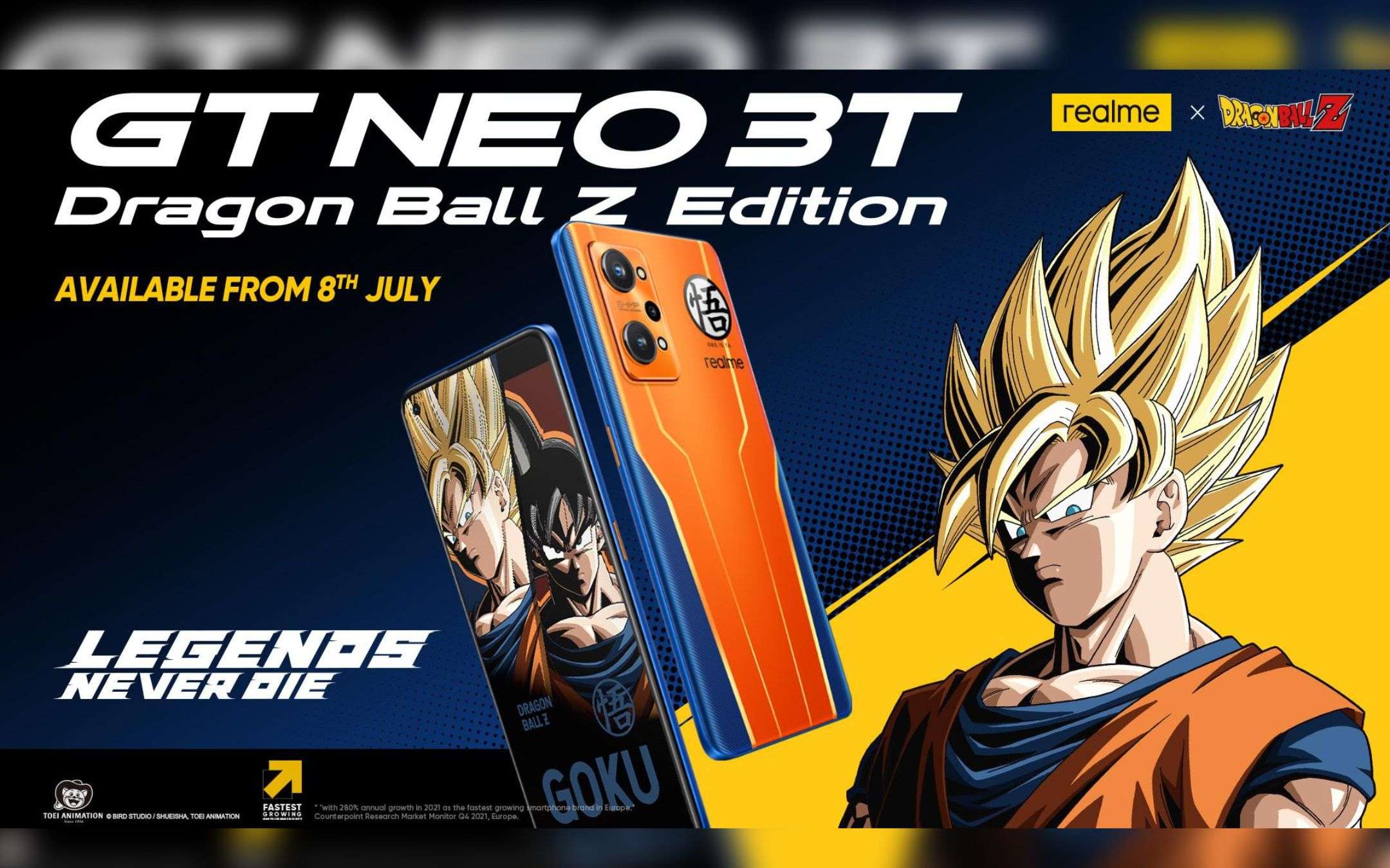 realme GT NEO 3T Dragon Ball Z Edition a prezzo SBRICIOLATO su eBay