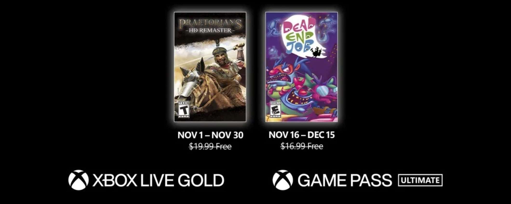 Games With Gold novembre 2022: ecco i nuovi giochi gratis per Xbox