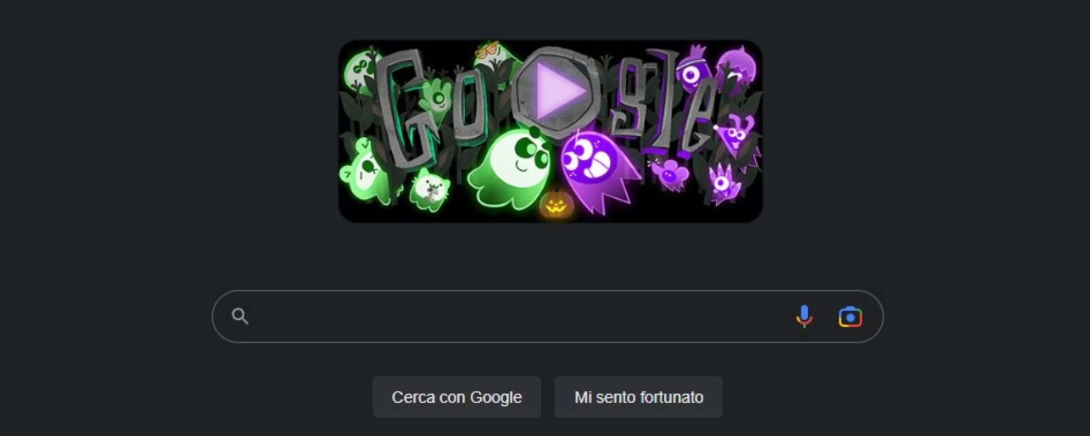 Il Doodle di Google per Halloween è un giochino con cui sfidare i tuoi amici