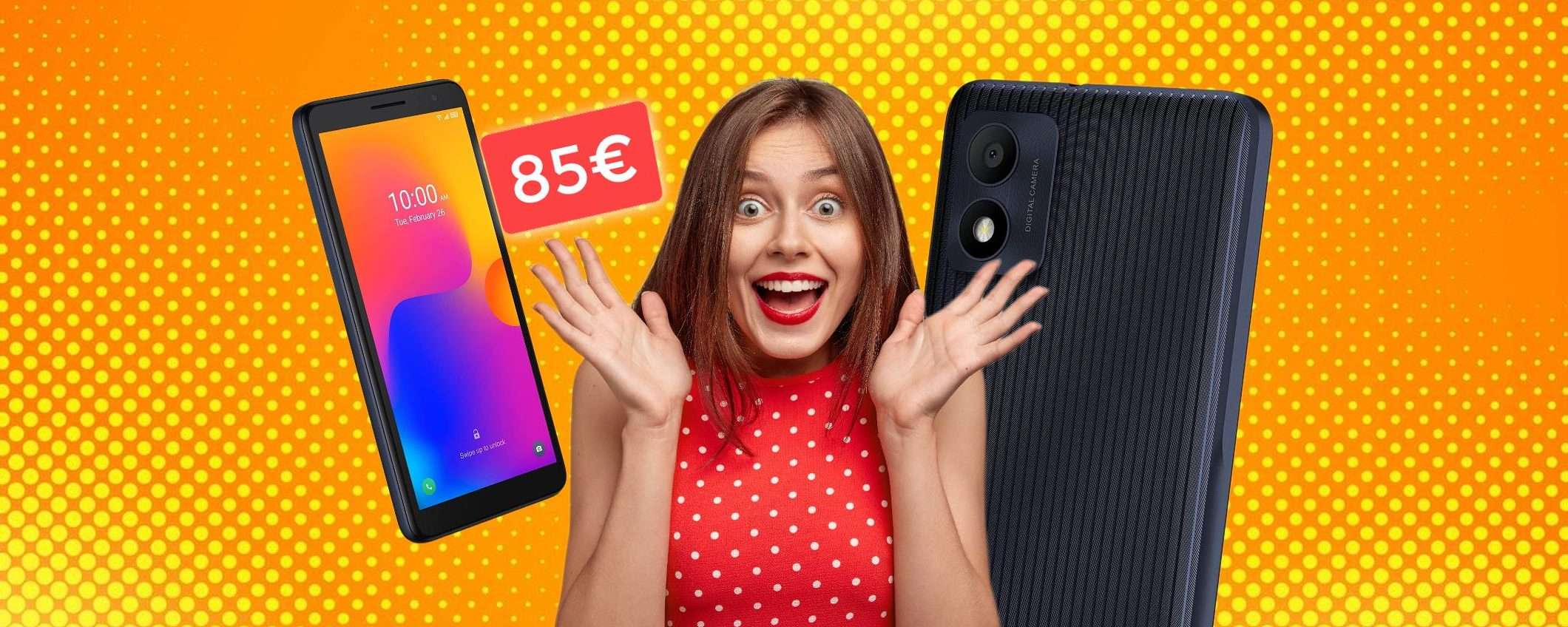 Smartphone completo e con lunga autonomia a soli 85€? ESISTE