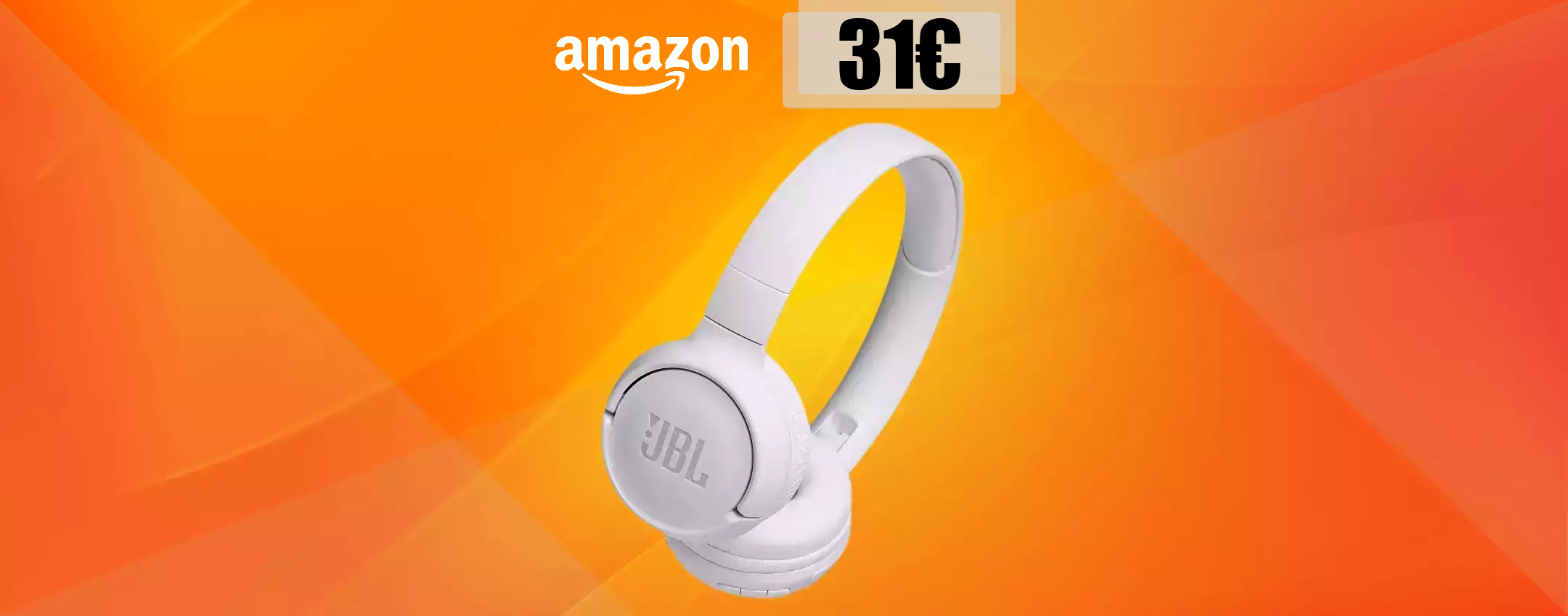 Cuffie JBL, suono straordinario e prezzo in caduta libera: solo 31€