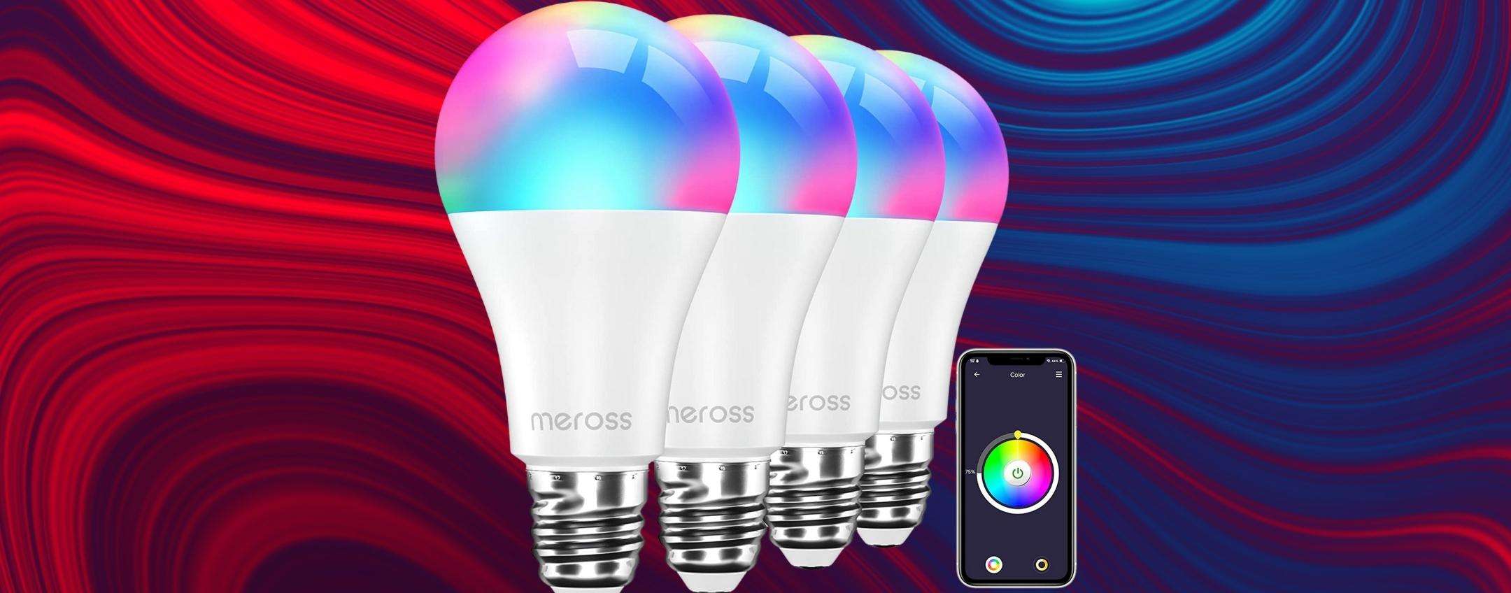 Lampadine SMART: 6€ l'una per rendere la casa MAGICA in un tocco