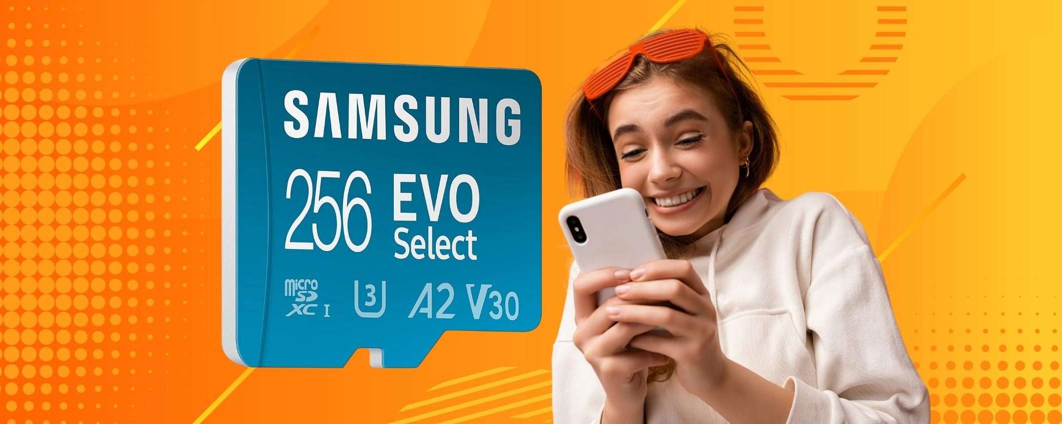 MicroSD Samsung da 256G: PREZZACCIO Amazon, bisogna fare in fretta