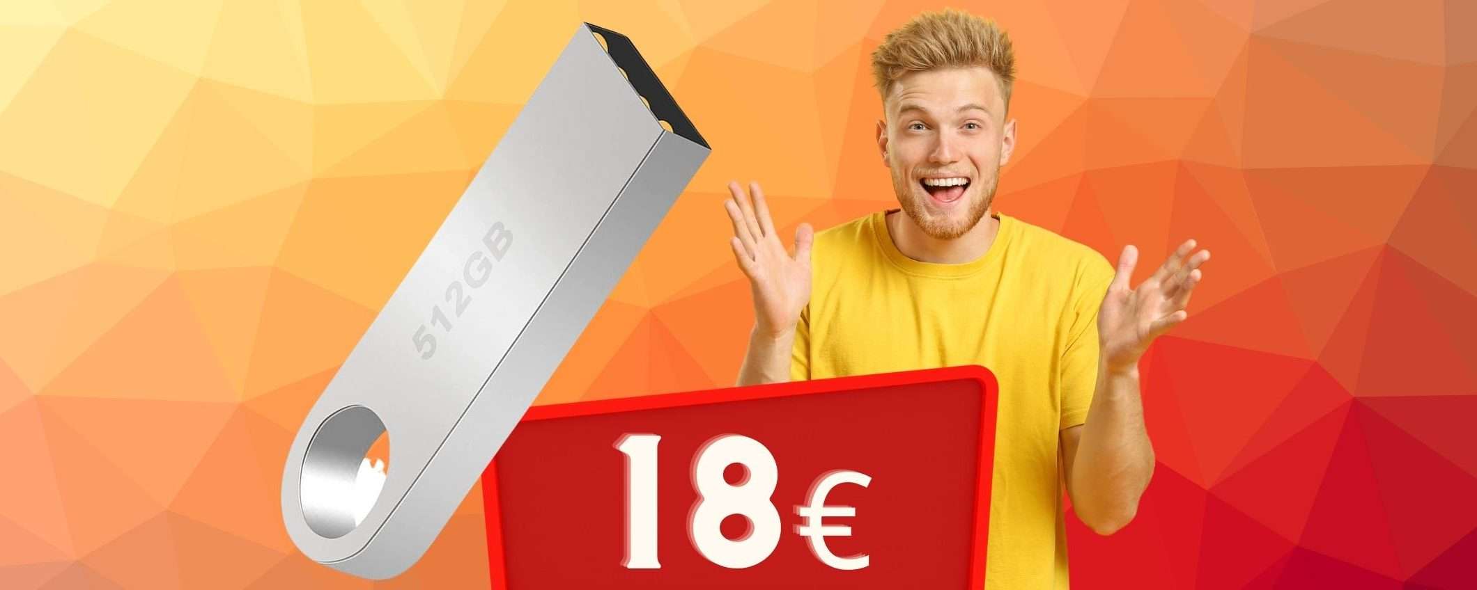 PenDrive da 512GB: SCONTO più COUPON e il prezzo è INESISTENTE