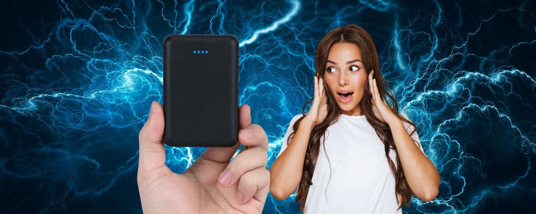 Power bank MOSTRUOSO da 10000 mAh a un prezzo MINUSCOLO