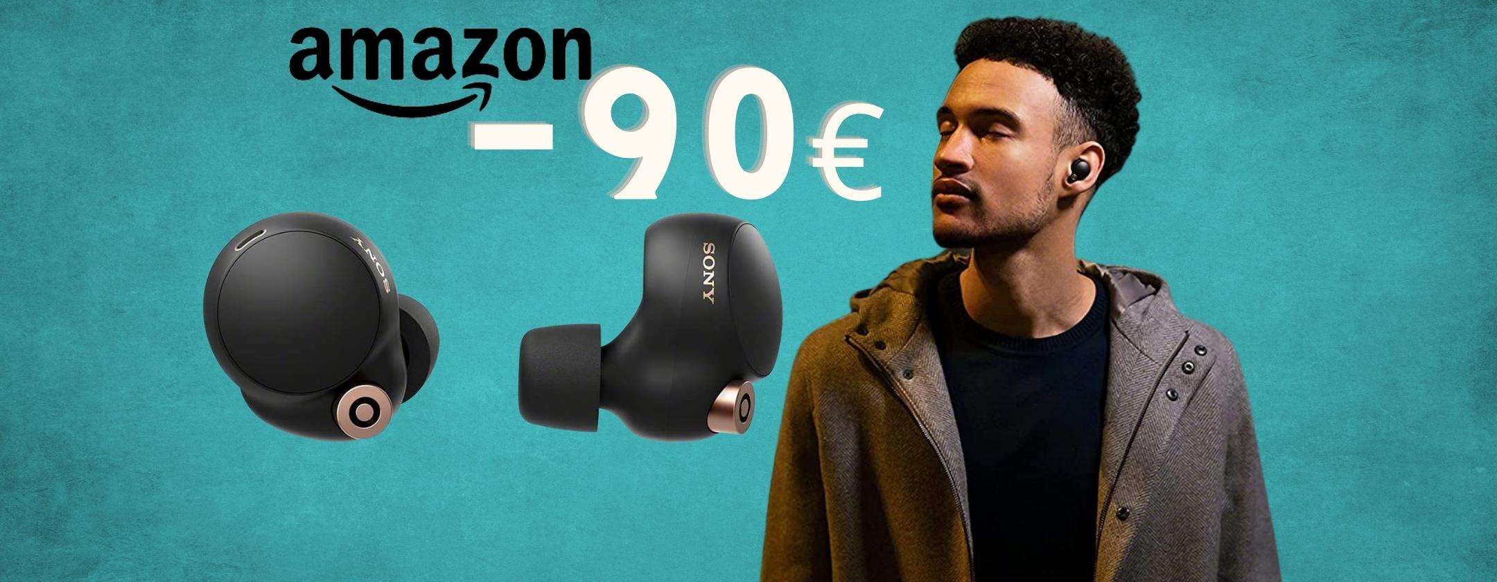 Sony WF: auricolari ECCEZIONALI a 90 euro in MENO