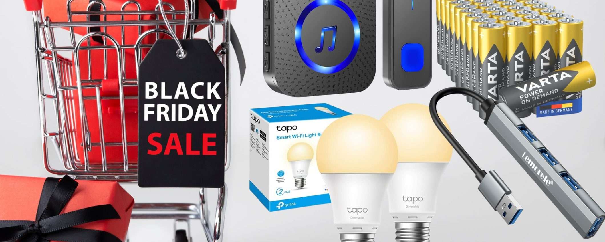 Amazon, Black Friday ZERO sensi di colpa: 10 chicche a meno di 15€