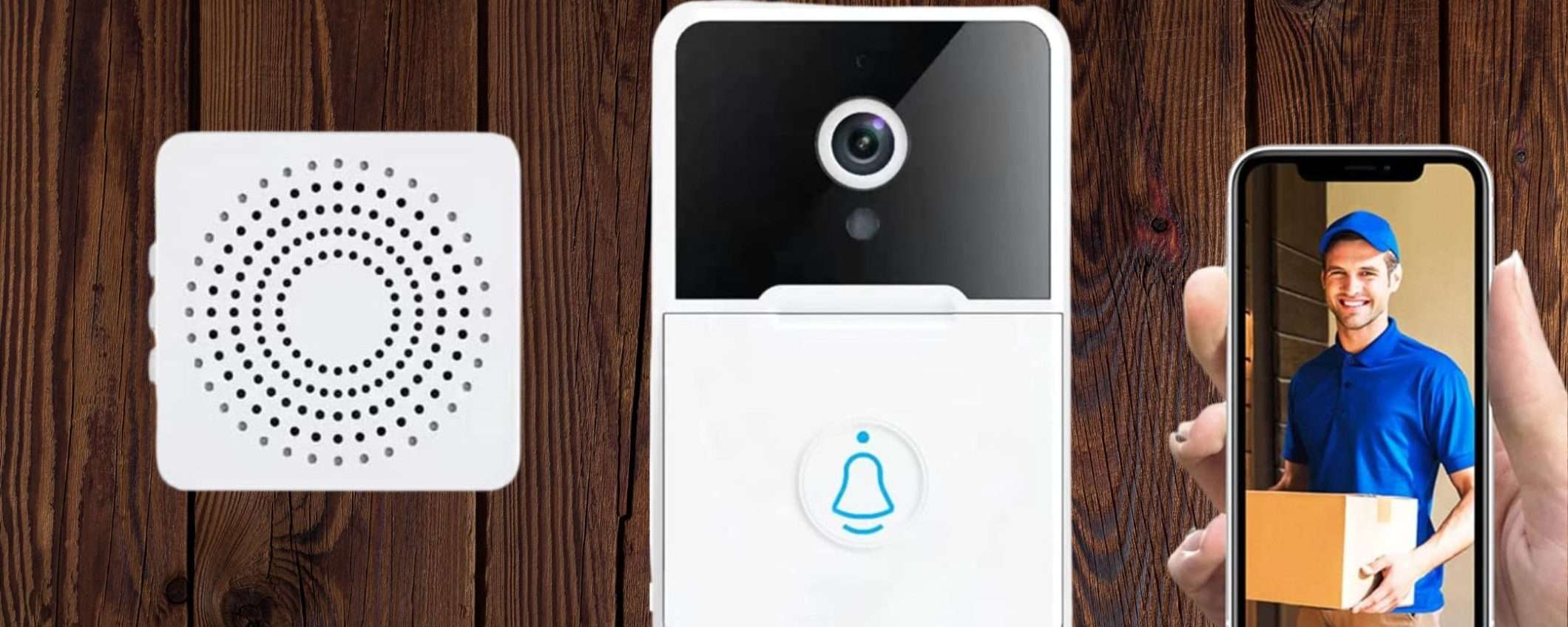 Campanello smart WiFi a 16€ su Amazon: sconto ASSURDO fuori controllo