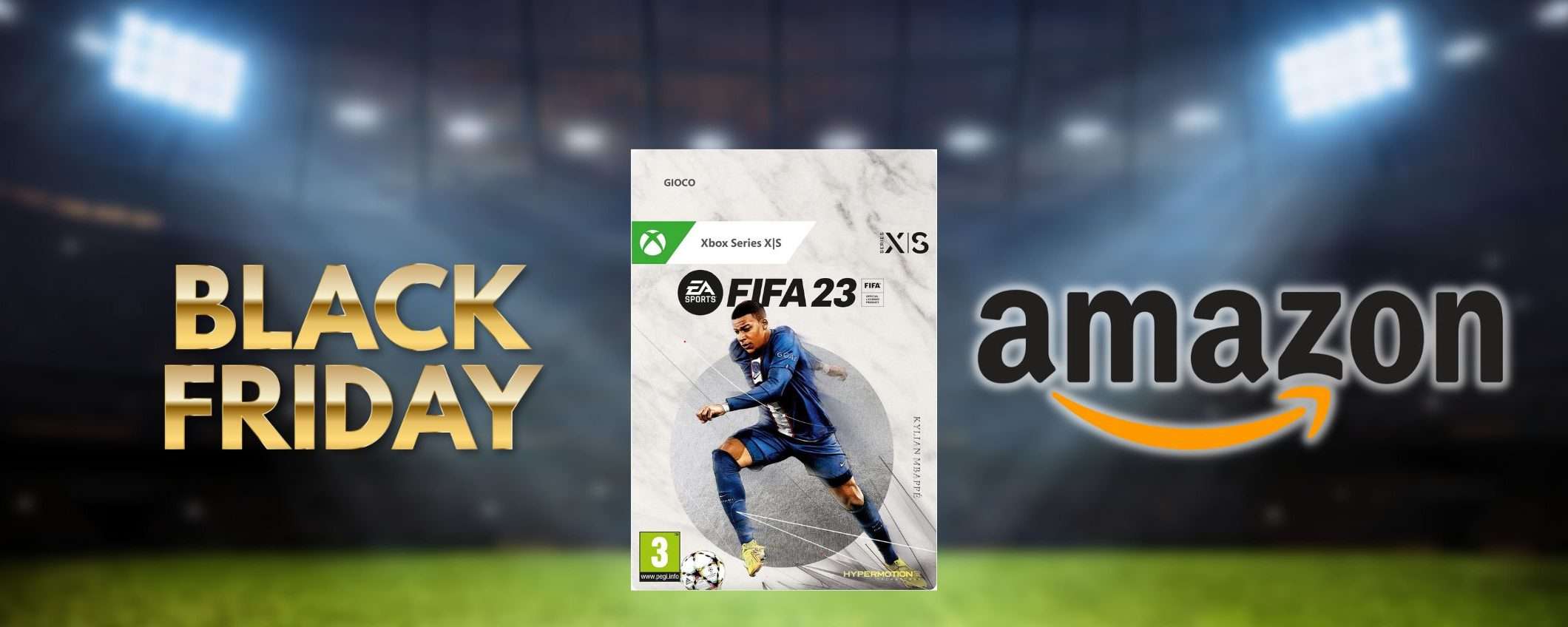 Black Friday Amazon: FIFA 23 CROLLA quasi a metà prezzo (-40%)