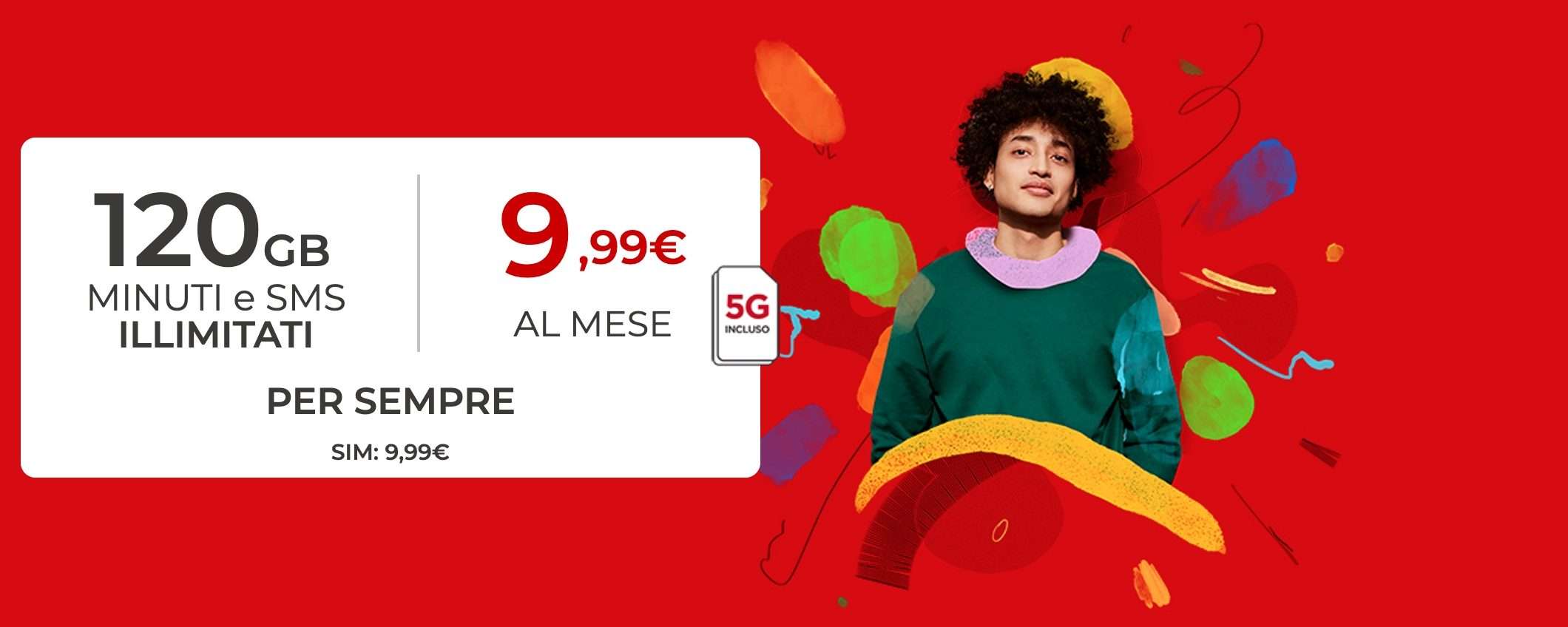 Giga 120: la nuova PROMO BOMBA in 5G di Iliad a 9,99€