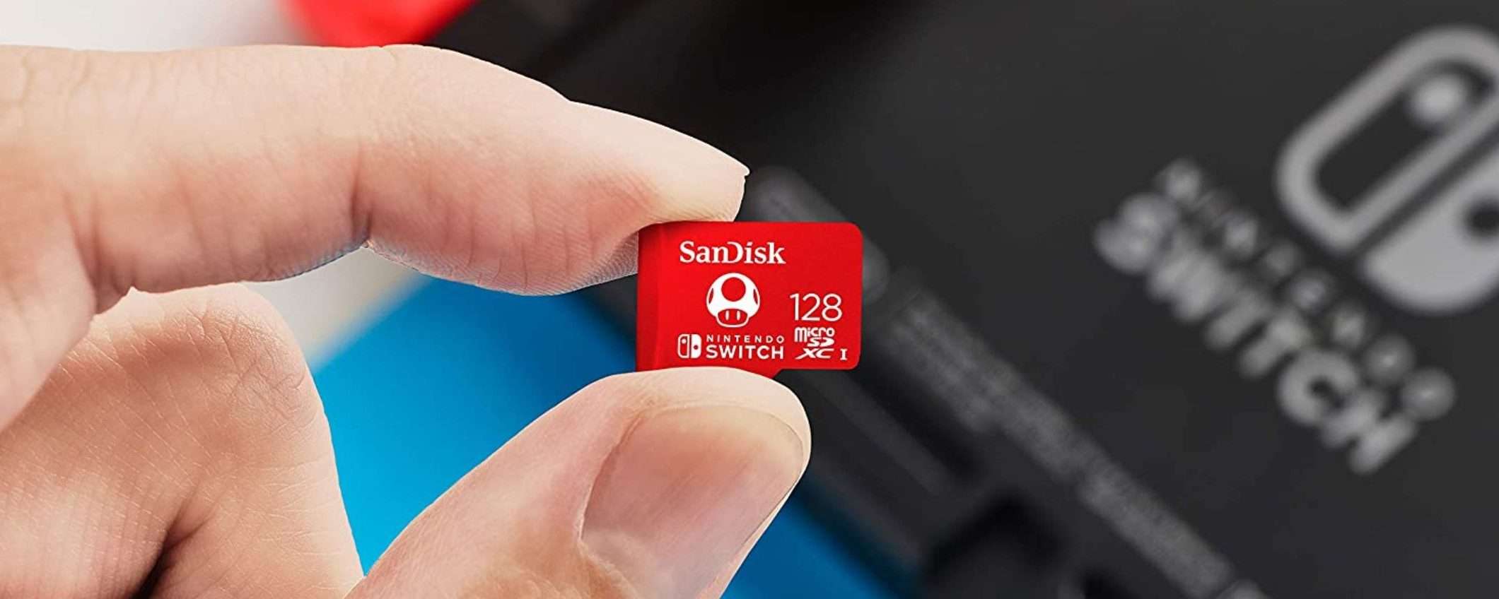 Black Friday 2022: microSD per Nintendo Switch in super sconto