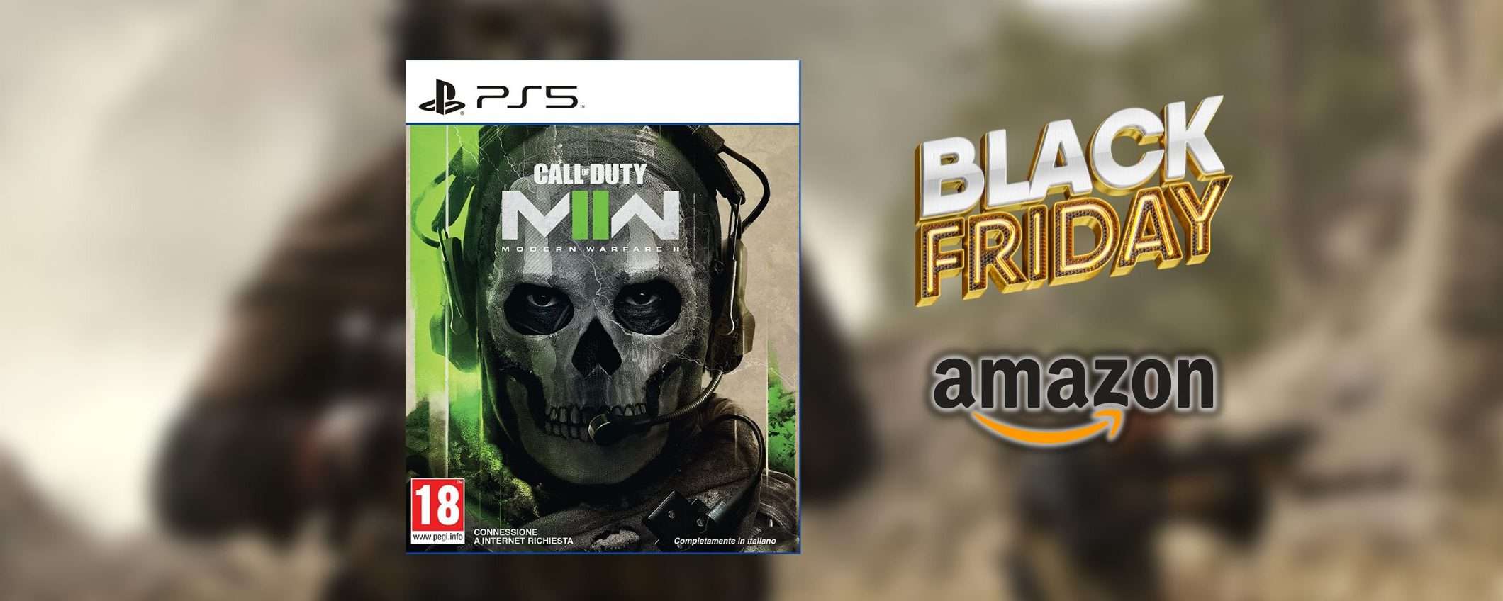 Modern Warfare 2 in offerta a 59 euro: FOLLIA Amazon per il Black Friday