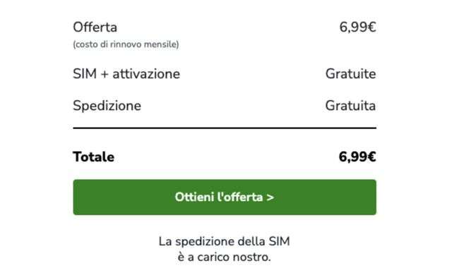 Offerta Very Mobile