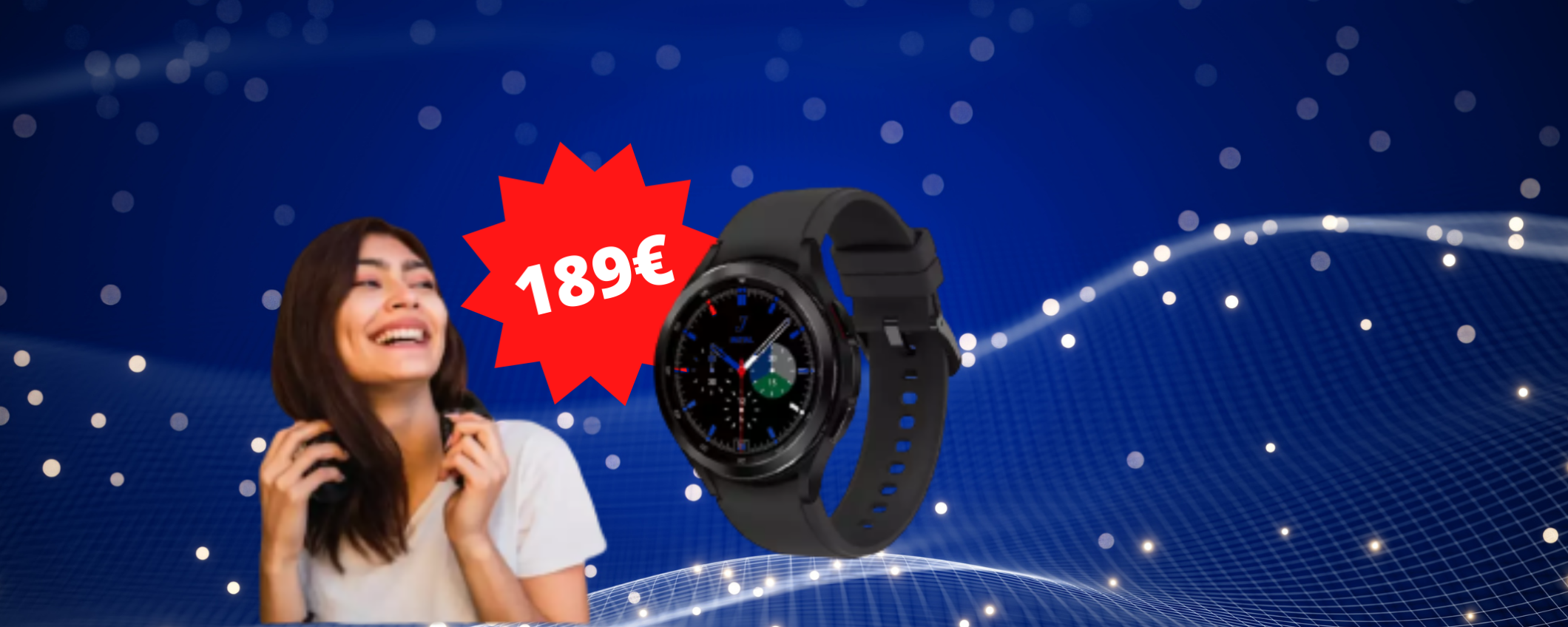 Samsung Galaxy Watch 4 Classic da 46mm CROLLA a 189€ (-53%)