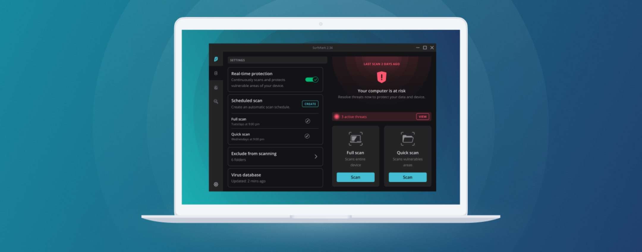 Un antivirus Premium quasi gratis con VPN? Sconto FOLLIA di Surfshark