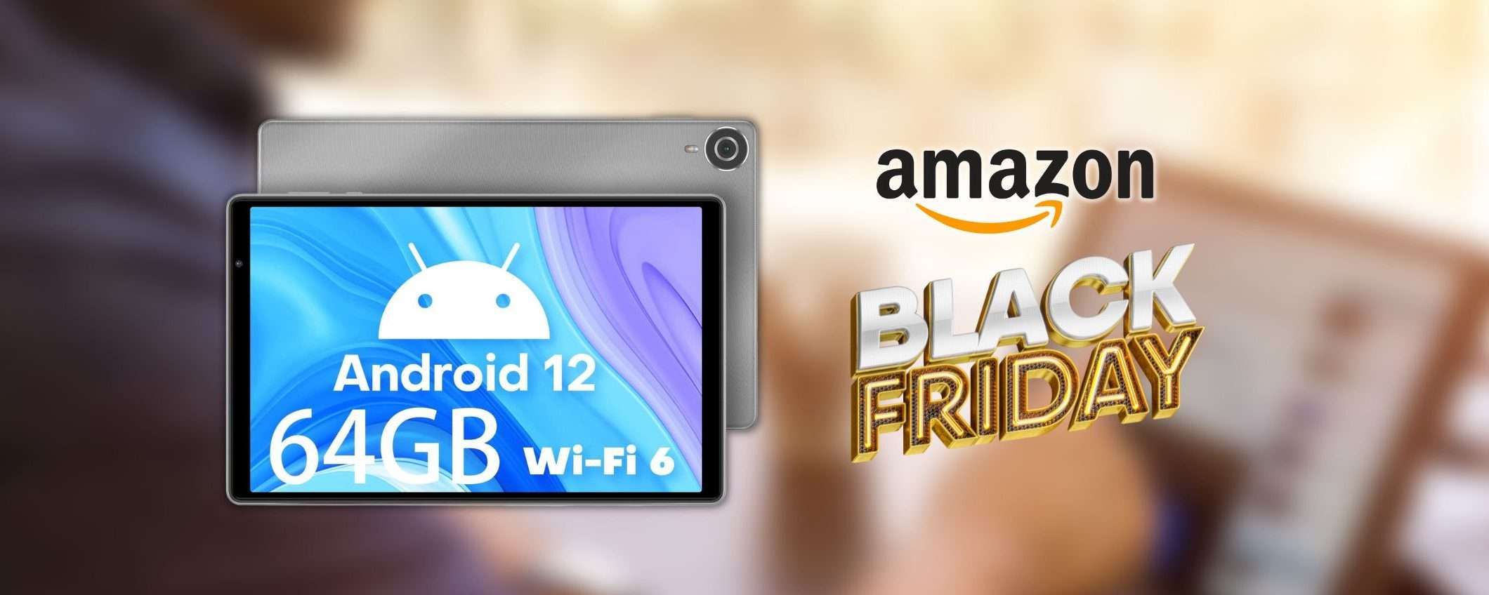 Tablet Android a 87 euro: è il PAZZO Black Friday di Amazon