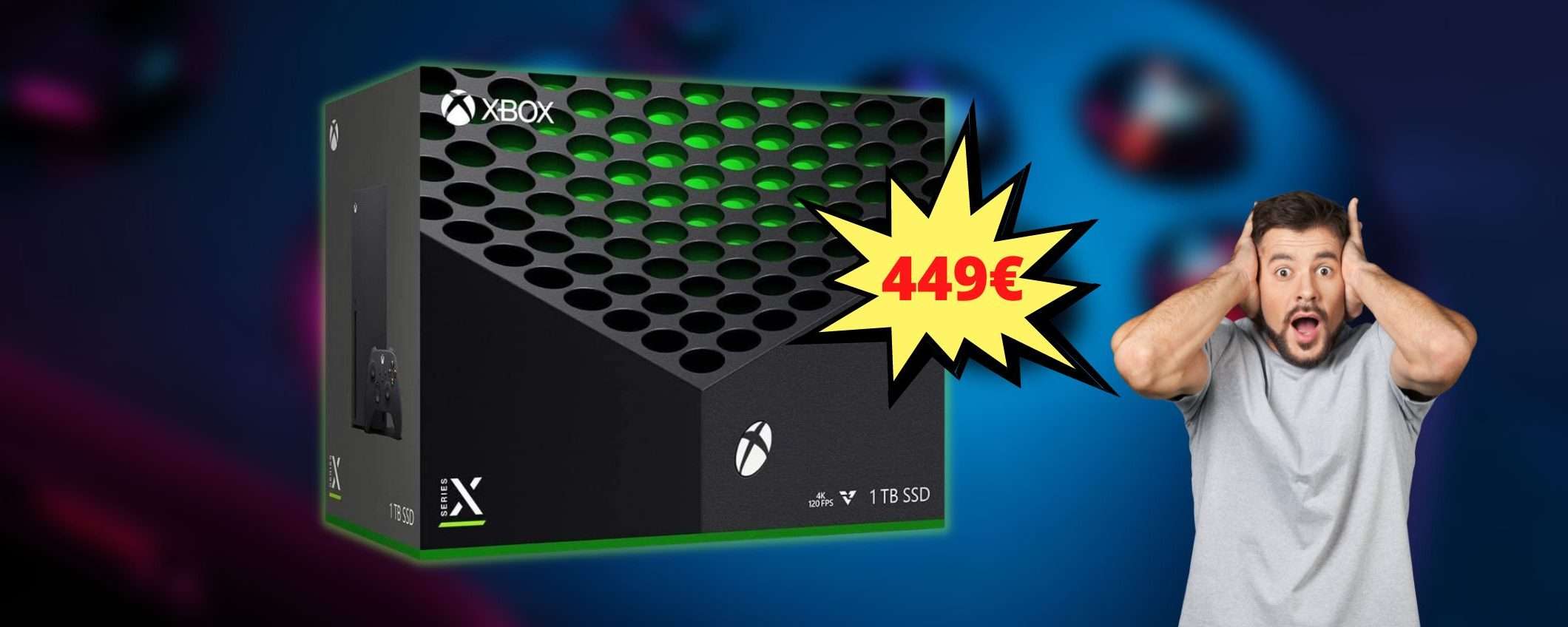 Xbox Series X in offerta a 449€ fino a domani: approfittane SUBITO