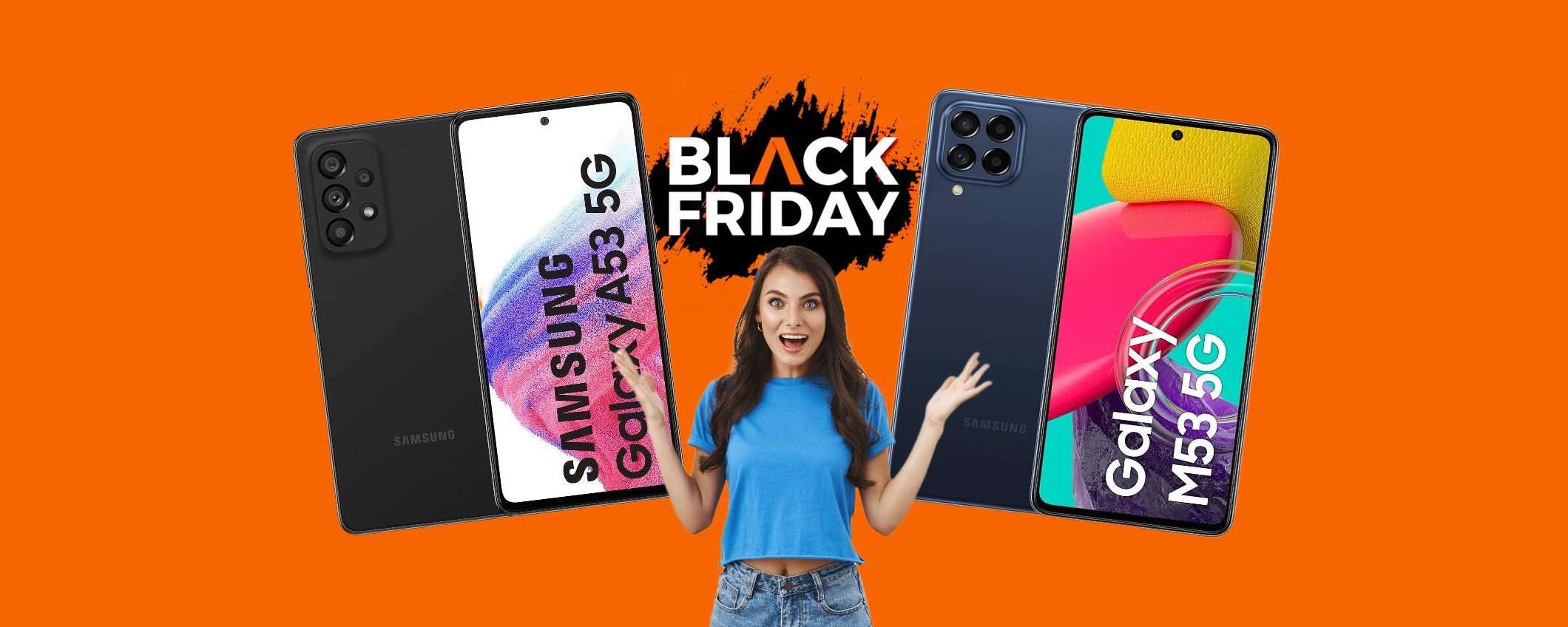 Black Friday Amazon: smartphone Samsung di fascia media in offerta