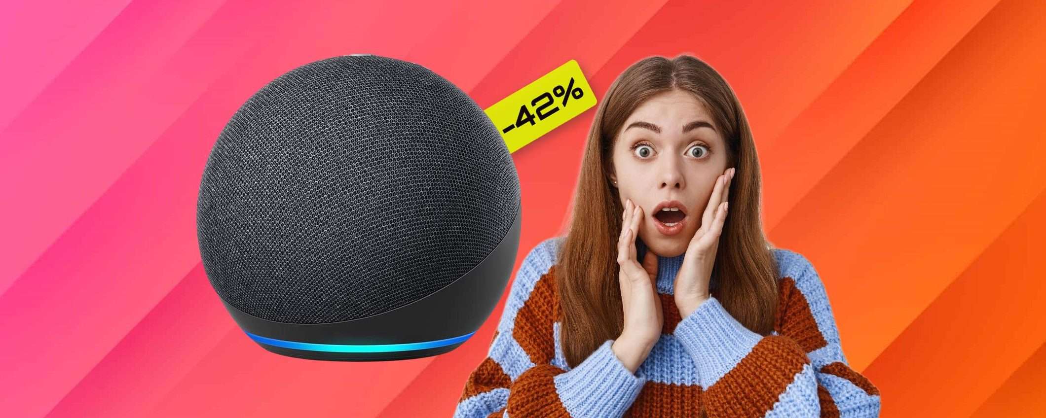 Echo Dot 4 con ALEXA: best buy del giorno a questo PREZZONE (34€)