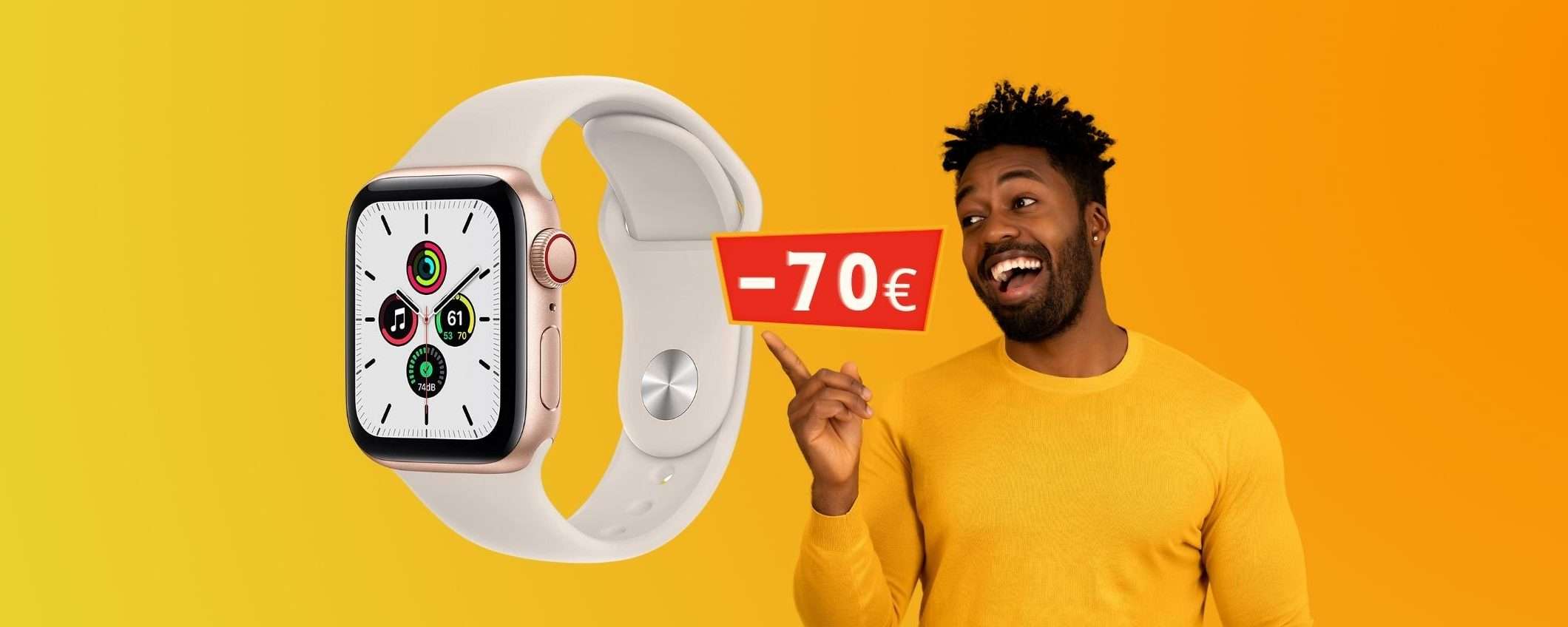 Apple Watch SE: oggi su Amazon è al MINIMO STORICO