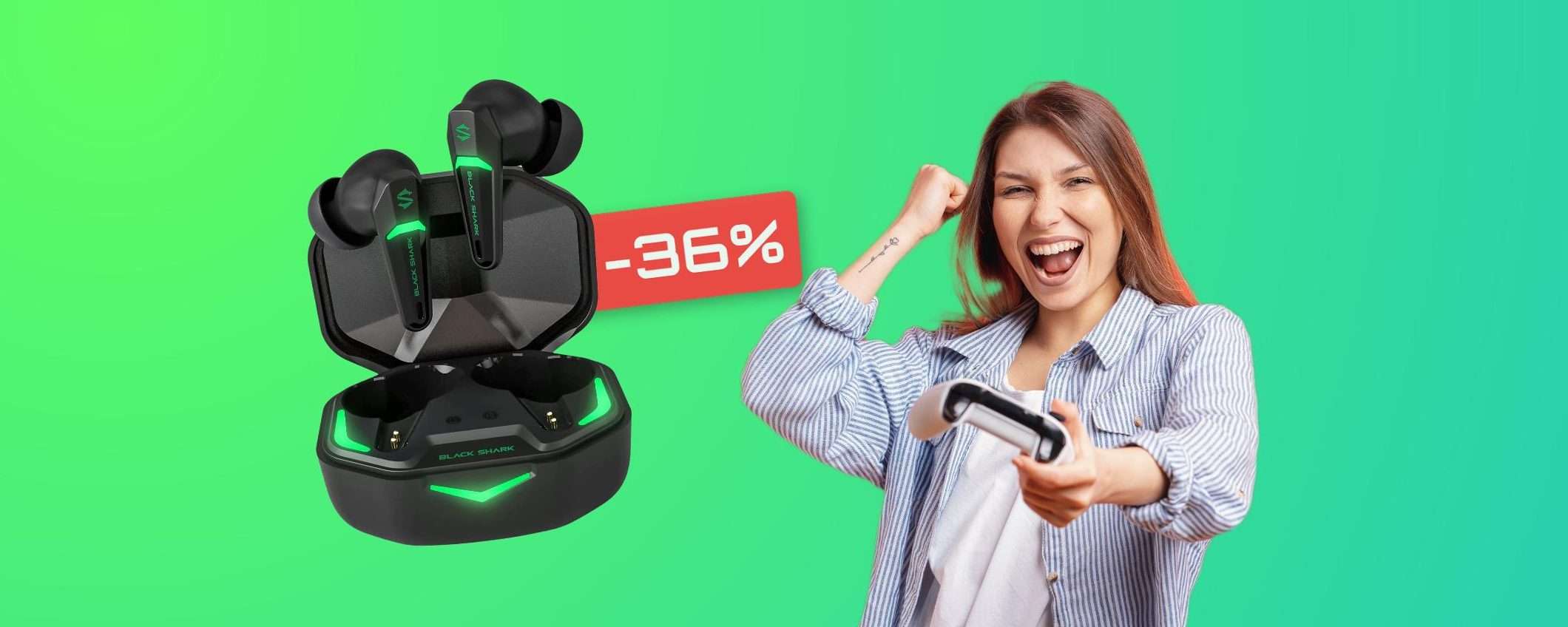 Auricolari gaming da non perdere: una BOMBA a 22€ con il Black Friday