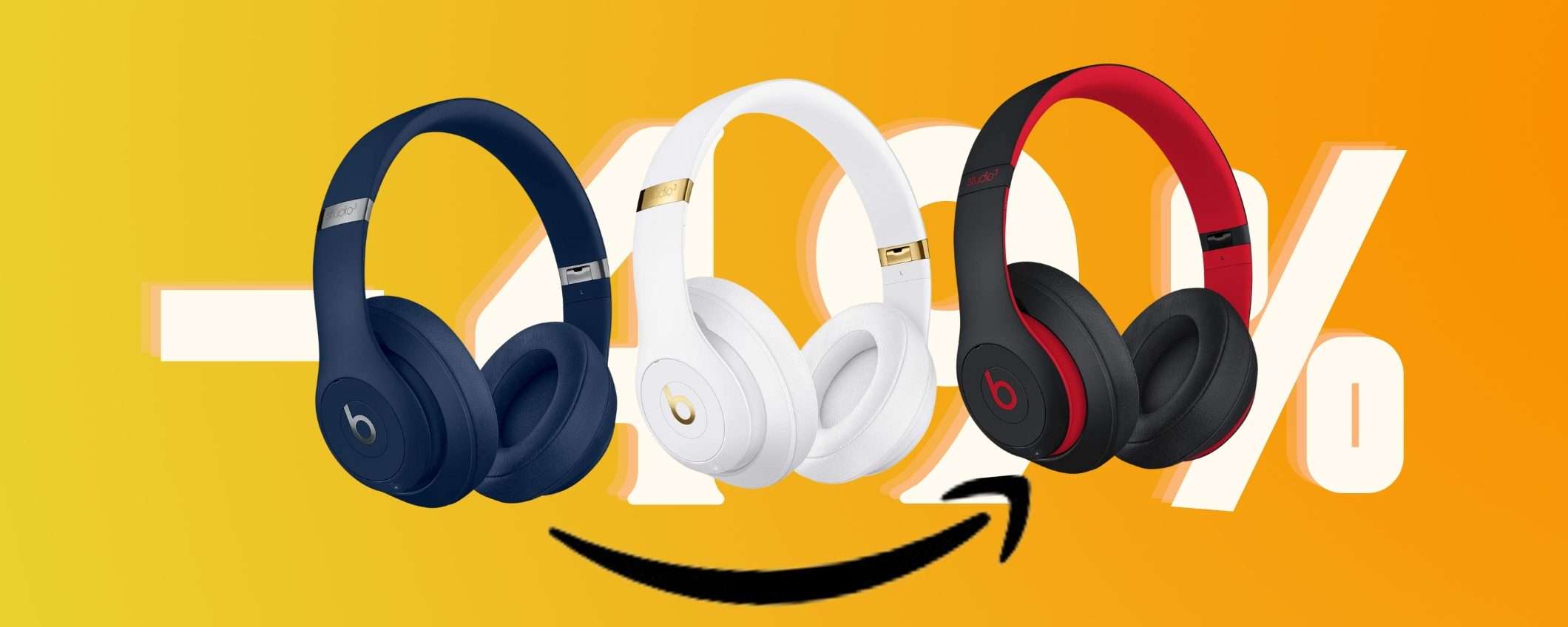 Beats Studio3: BOMBA Amazon da non perdere (-49%)