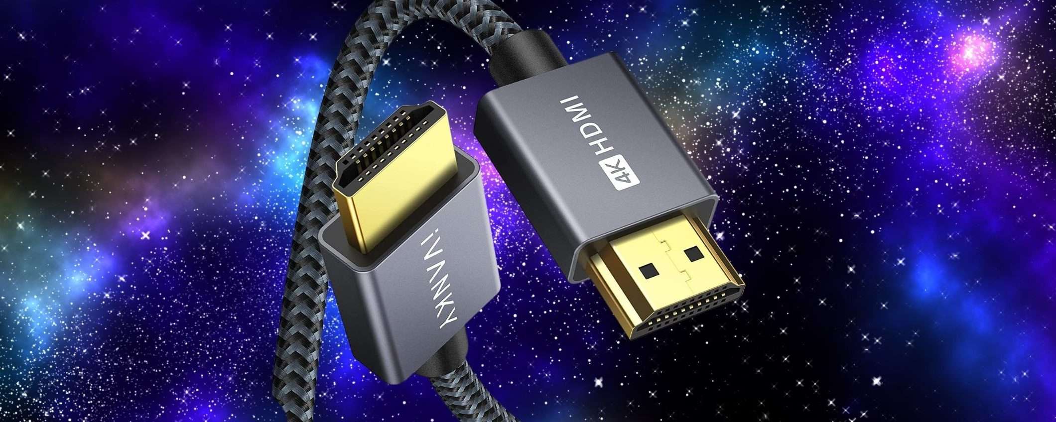 Collegamenti da fare? Non rinunciare al 4K con questo Cavo HDMI 2m