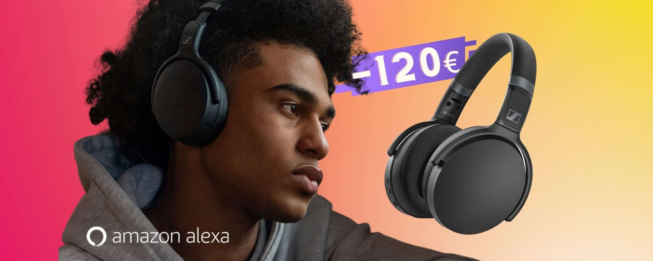 Cuffie wireless Sennheiser: una MERAVIGLIA a prezzo WOW (-60%)