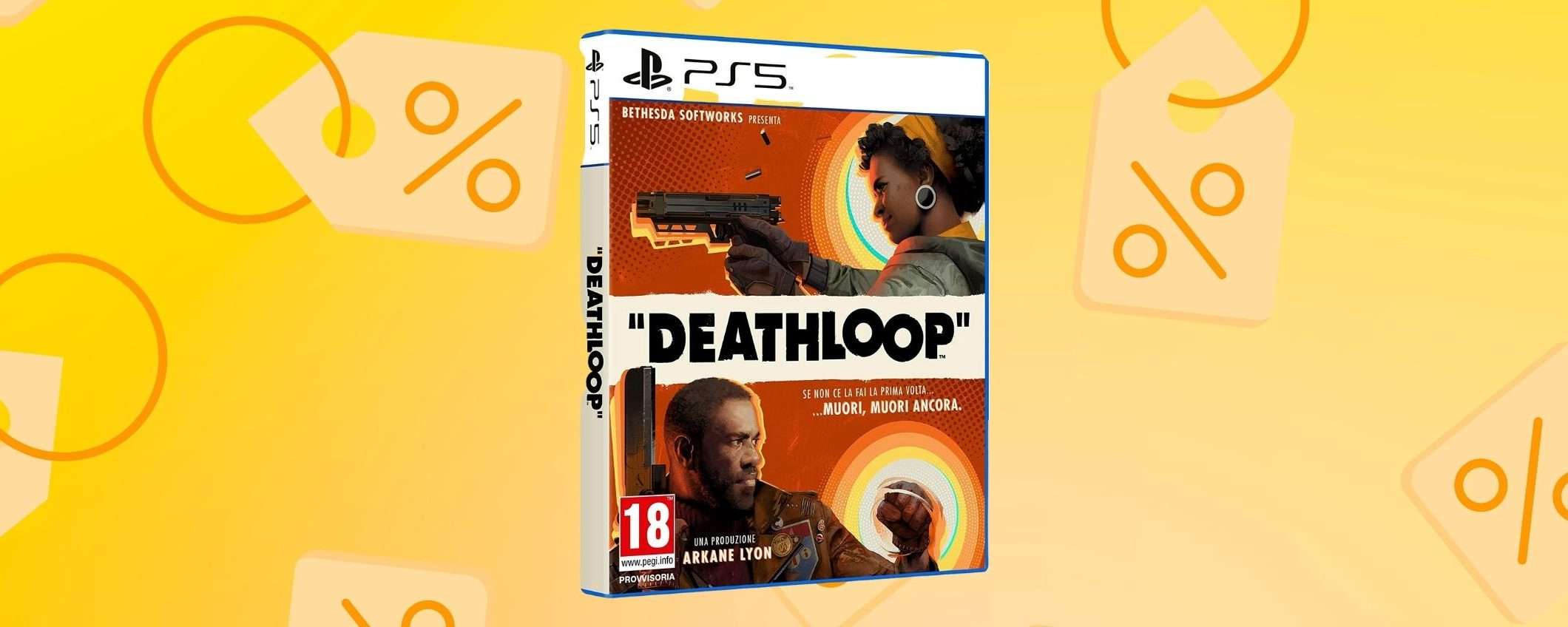 Amazon PAZZO da legare: sconta del 77% Deathloop per PS5