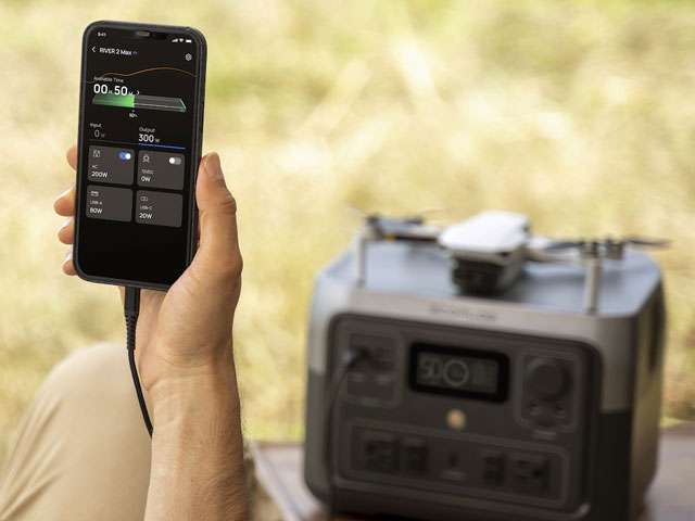 L'applicazione mobile di EcoFlow per controllare RIVER 2