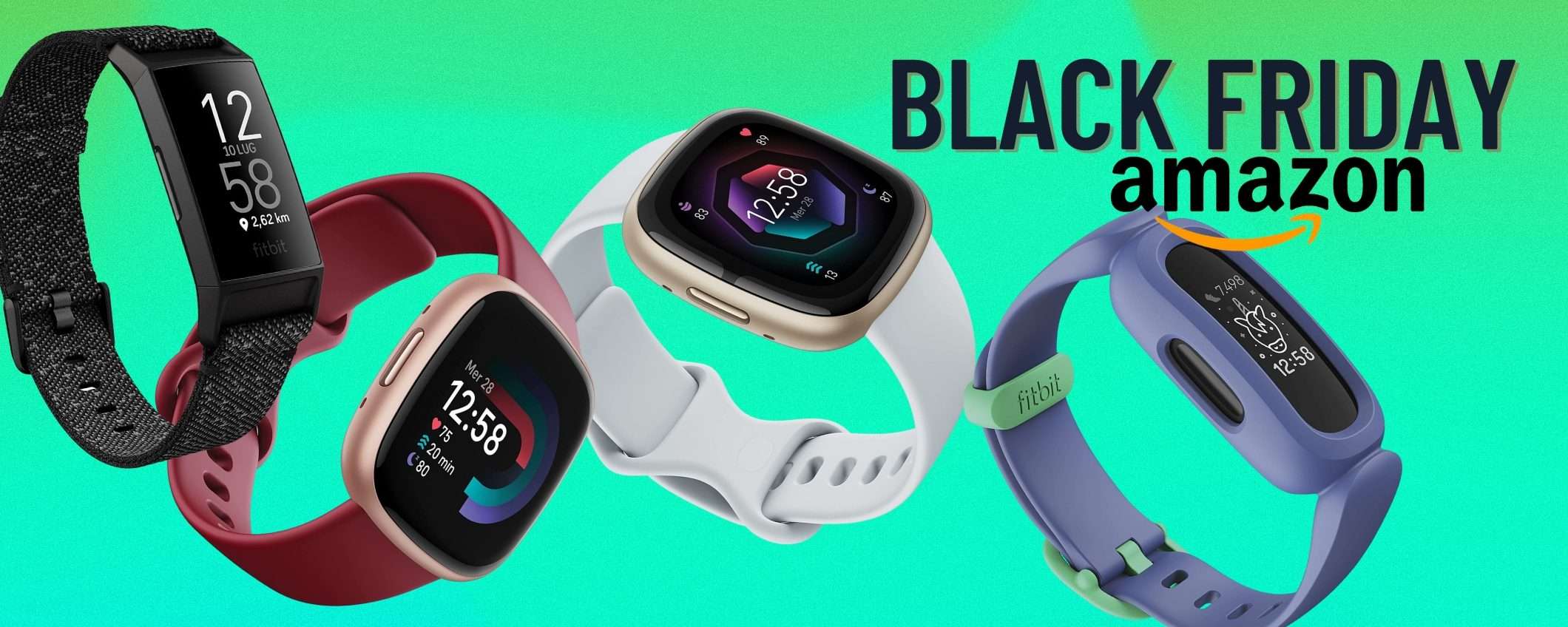 Smartwatch Fitbit in sconto TOP al Black Friday Amazon i migliori