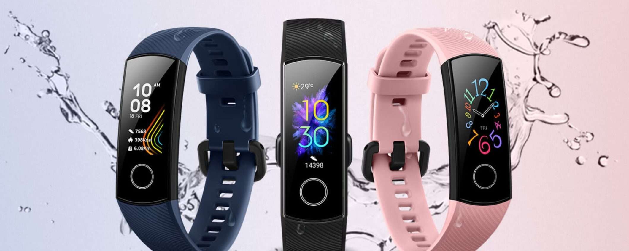 HONOR Band 5: SpO2, impermeabile e super batteria a prezzo SHOCK (25€)